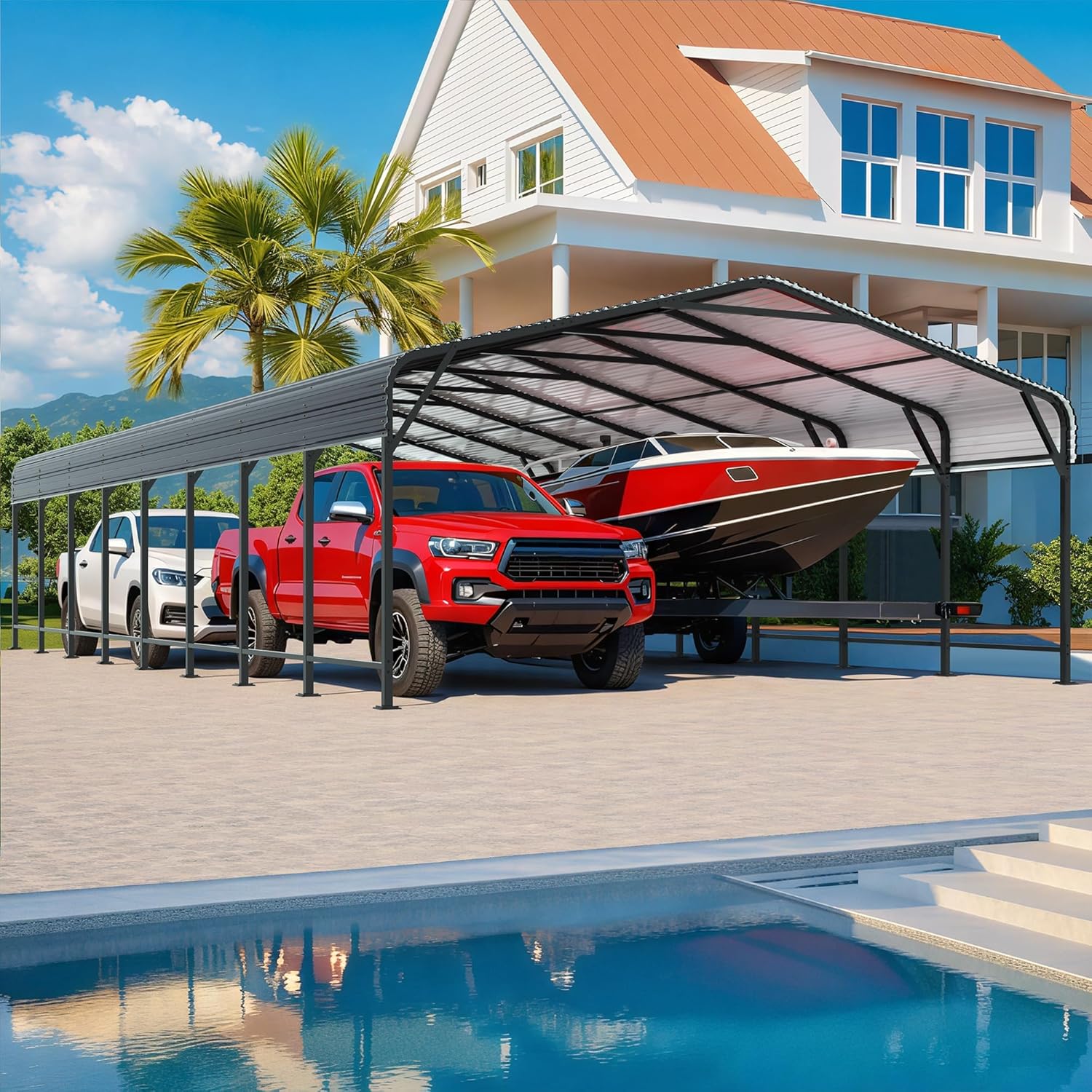 AirWire 20x40 FT Metal Carport review,AirWire carport review and rating,is AirWire metal carport worth buying,AirWire 20x40 carport review pros cons,AirWire carport review honest opinion,AirWire metal carport review verdict unboxing — package contents and first impressions
