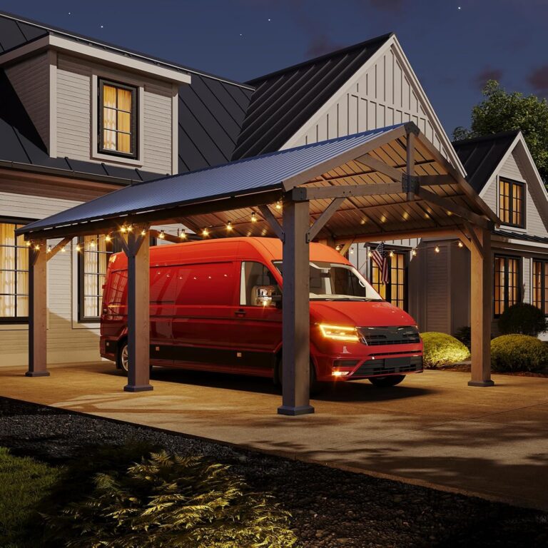 Aoxun 12x20 Carport Review: Honest Pros & Cons 39 Image 1 of Aoxun 12x20 carport review