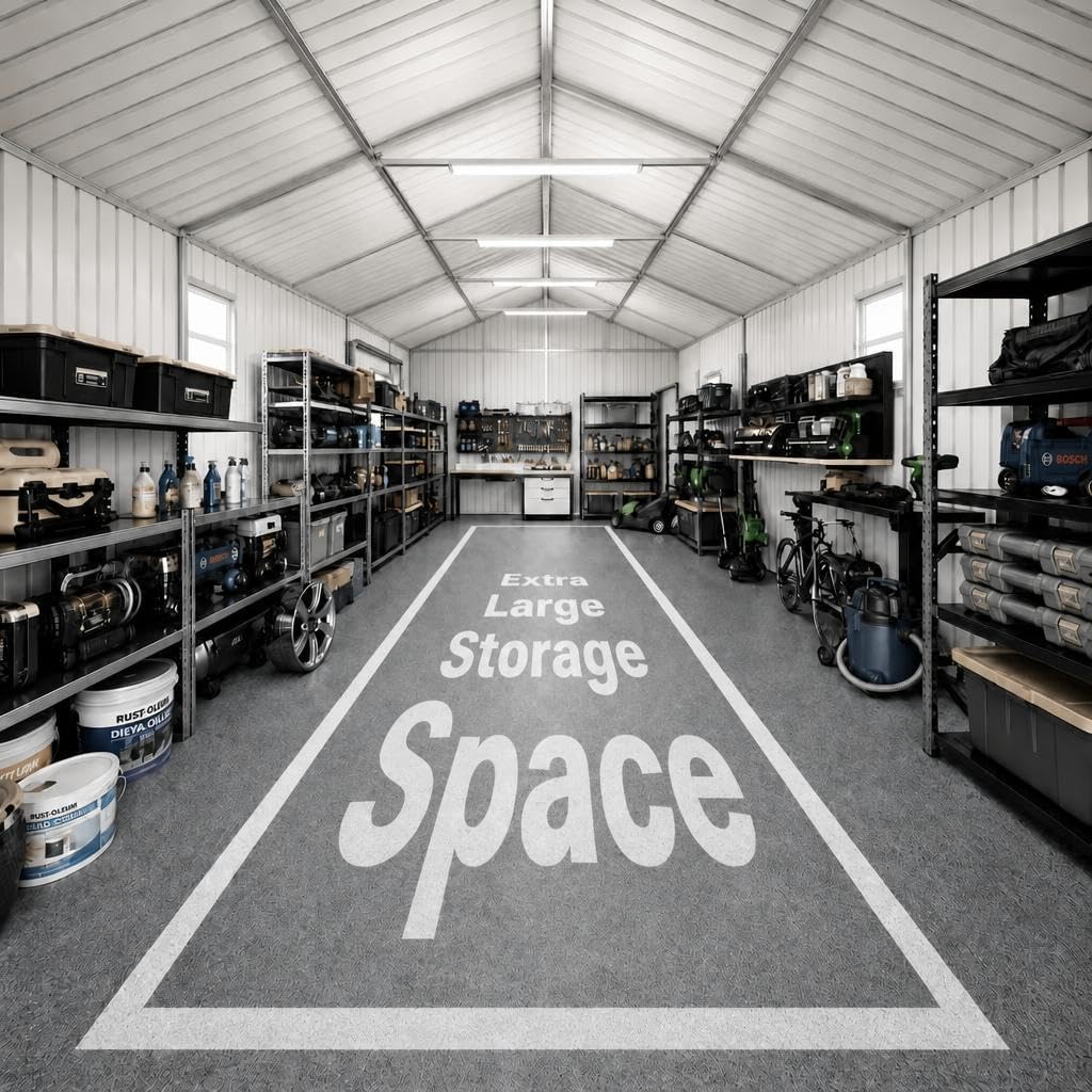 IDEALHOUSE 12x25 metal garage shed review,IDEALHOUSE metal shed review and rating,12x25 metal garage shed review pros cons,IDEALHOUSE outdoor storage shed honest review,IDEALHOUSE 12x25 shed worth buying,IDEALHOUSE metal carport review verdict performance testing over multiple weeks