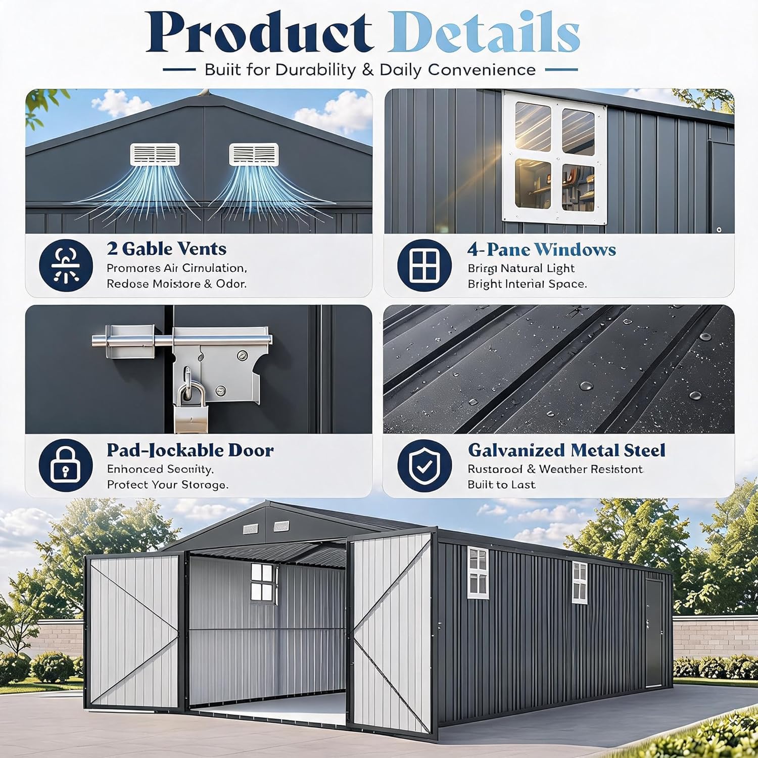 Setup and practical use guide for IDEALHOUSE 12x25 metal garage shed review,IDEALHOUSE metal shed review and rating,12x25 metal garage shed review pros cons,IDEALHOUSE outdoor storage shed honest review,IDEALHOUSE 12x25 shed worth buying,IDEALHOUSE metal carport review verdict