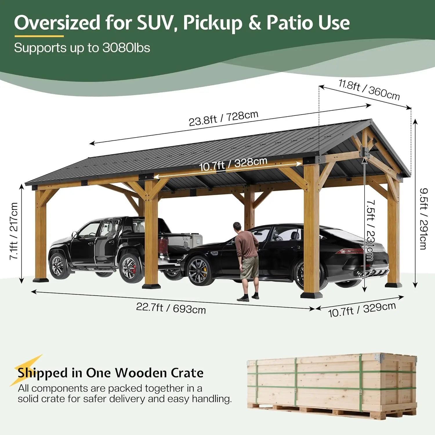 Jocisland 12x24 wood carport review,Jocisland 12x24 wood carport review and rating,is Jocisland wood carport worth buying,Jocisland carport review pros cons,Jocisland wood carport review honest opinion,Jocisland 12x24 carport review verdict — features that matter in real use