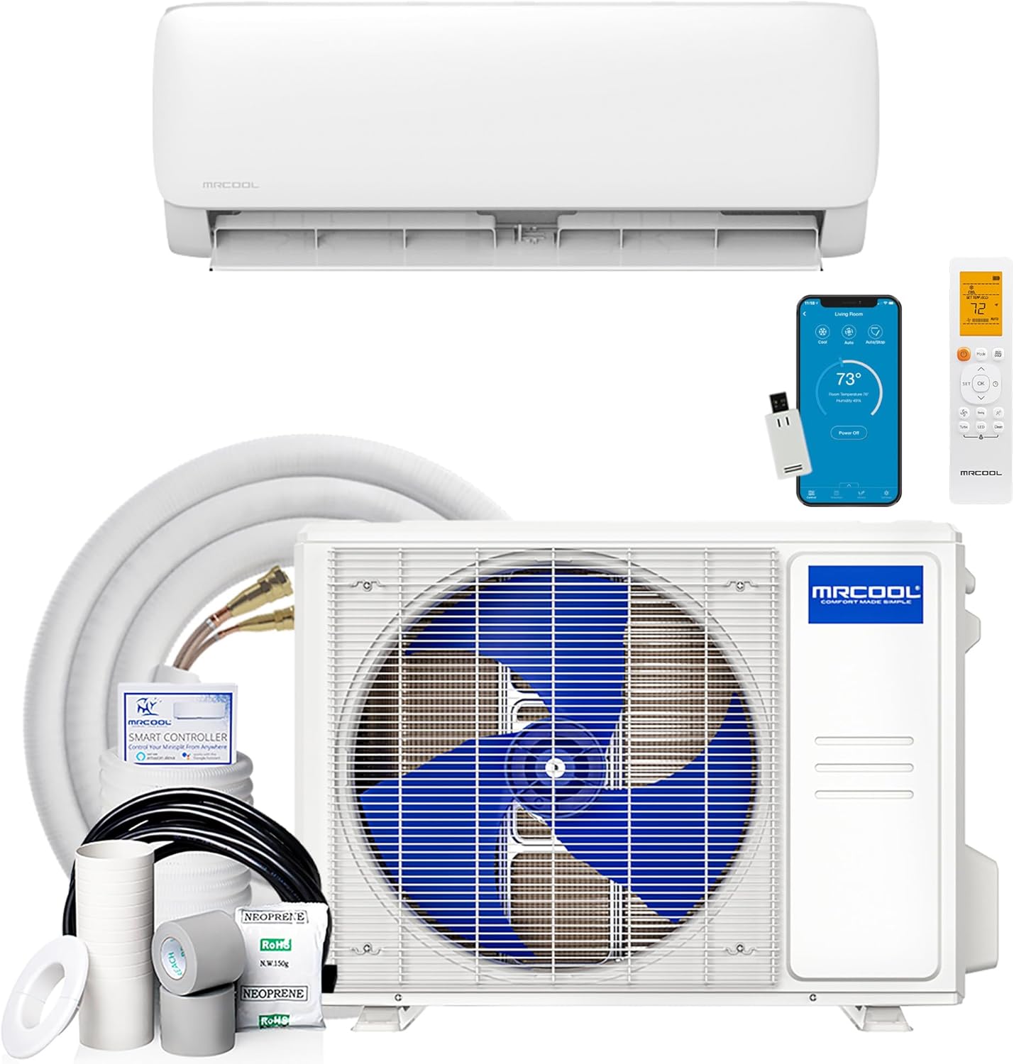 MRCOOL Easy Pro 24000 BTU review and rating showing build quality and materials close-up