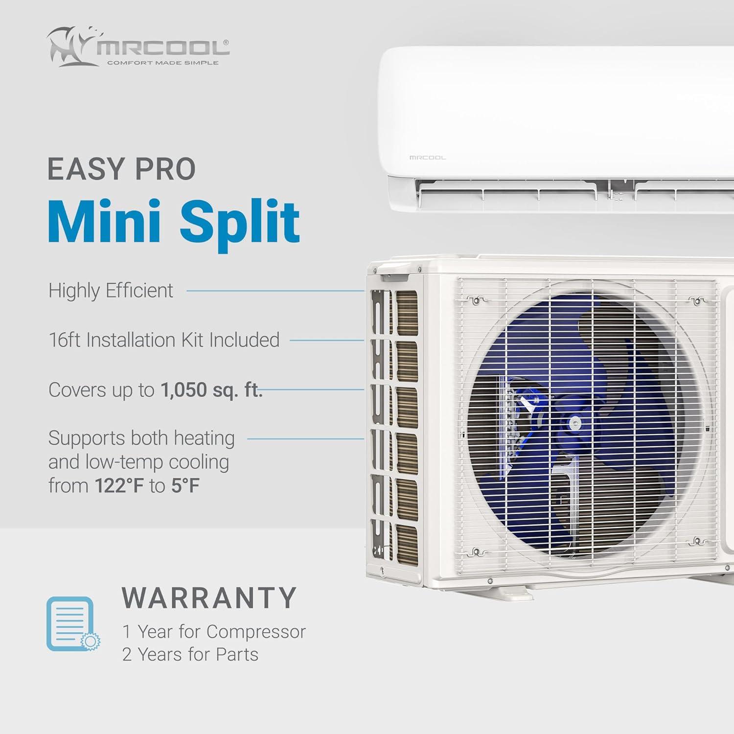 MRCOOL Easy Pro 24000 BTU review honest opinion of real-world performance test results