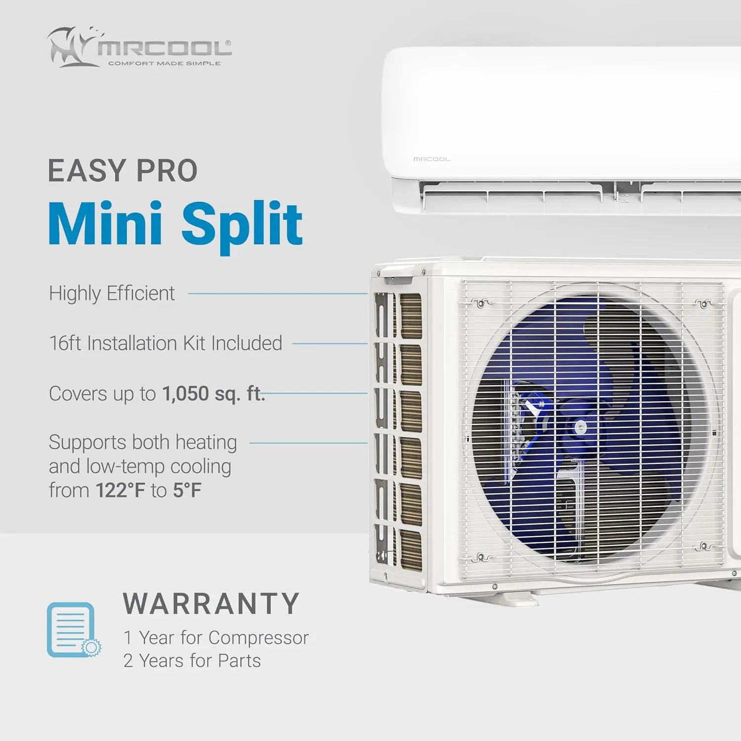 MRCOOL Easy Pro 24000 BTU review honest opinion of real-world performance test results