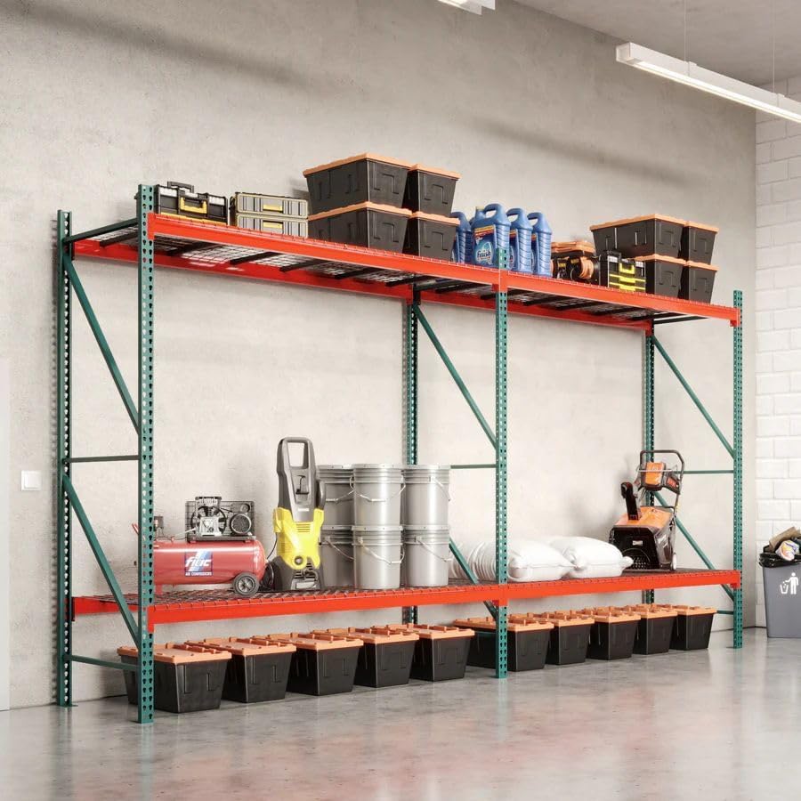 Testing the Shelving Inc. pallet rack review and rating with loaded pallets