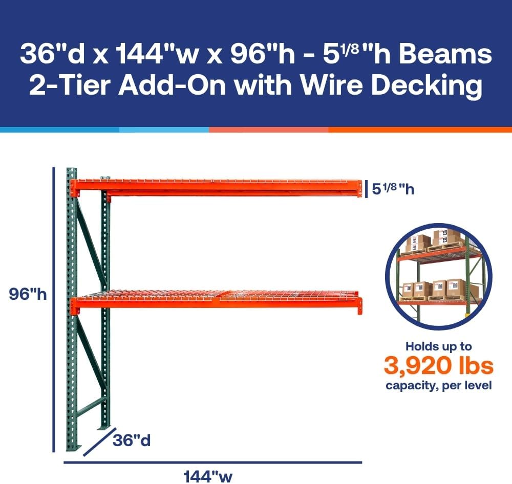 Using the Shelving Inc. teardrop rack features in a warehouse