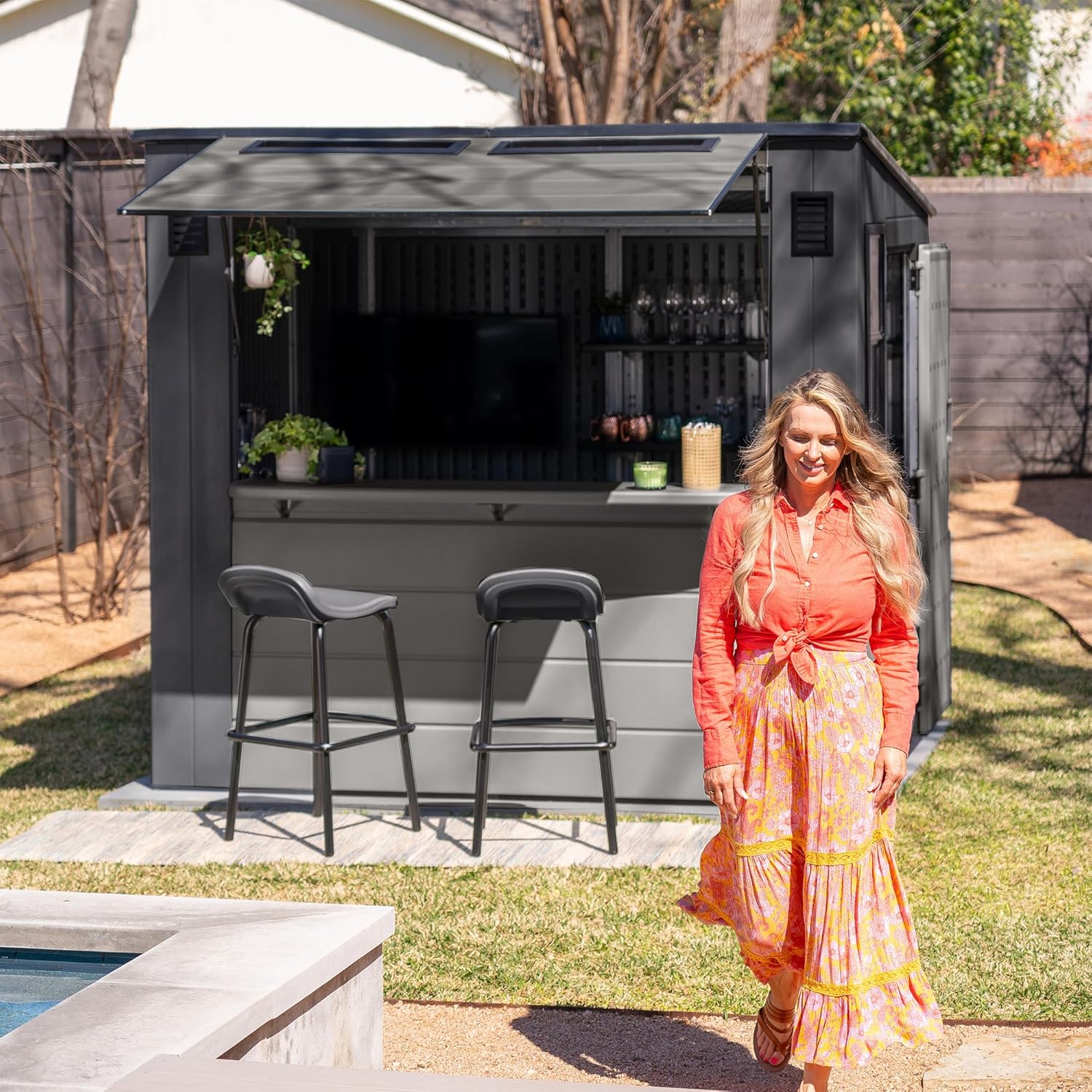 Suncast Cabana Entertainment Storage Shed review,Suncast Cabana storage shed review and rating,is Suncast Cabana entertainment shed worth buying,Suncast Cabana shed review pros cons,Suncast Cabana entertainment shed honest opinion,Suncast Cabana storage shed review verdict real-world details not found in the official specs