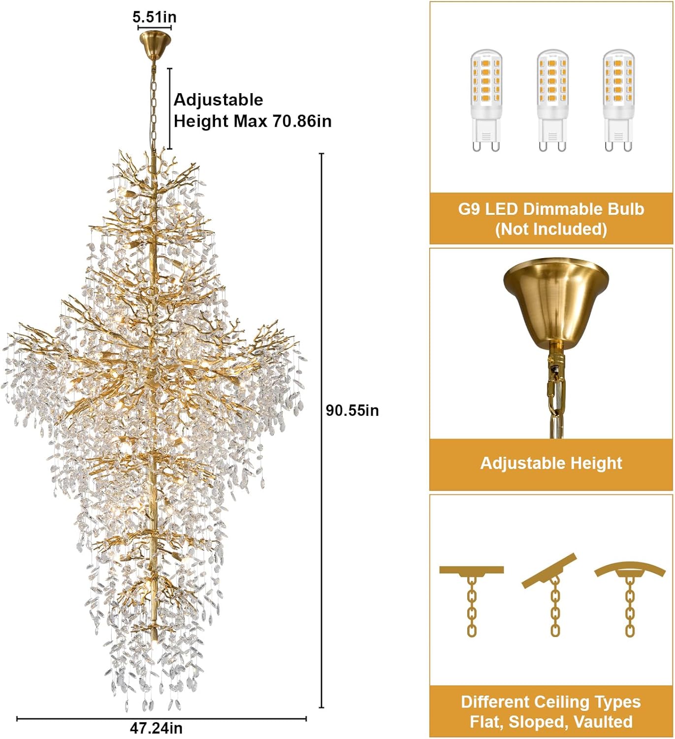 YIOSI 90 gold chandelier review YIOSI crystal chandelier review and rating is YIOSI chandelier worth buying YIOSI chandelier review pros cons YIOSI chandelier review honest opinion YIOSI 90 gold chandelier review verdict features evaluated through real use