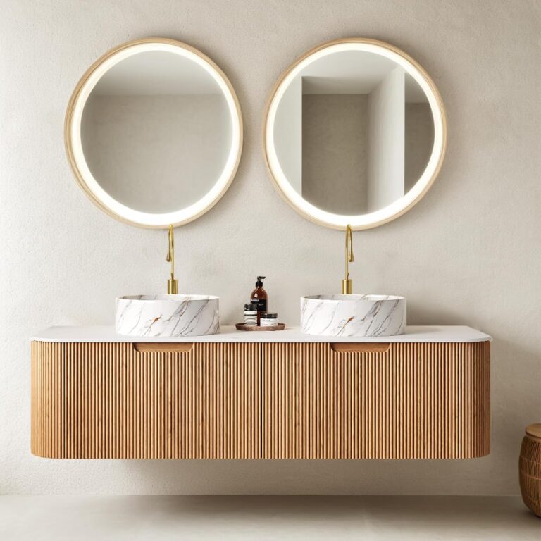 Image 1 of AmbroVania 60 inch bathroom vanity review