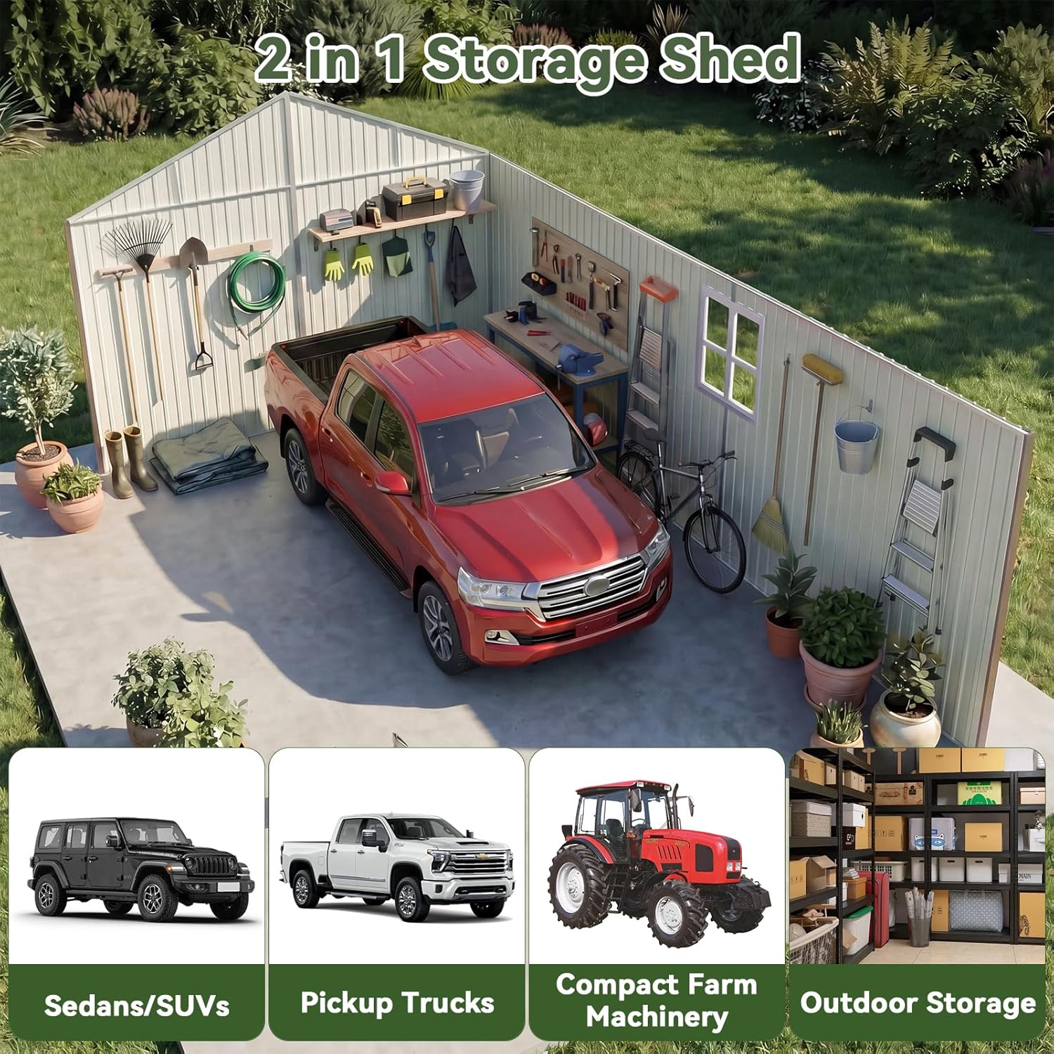 Aoxun Metal Storage Shed Review: Honest Pros & Cons 3 Aoxun metal storage shed review pros cons — setup process and usability