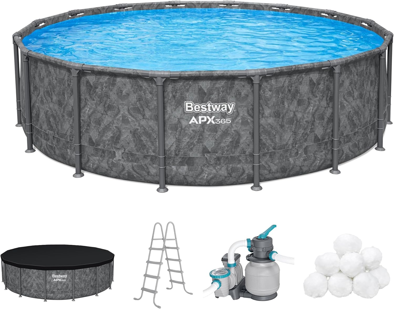 Bestway APX 365 Pool Review: Honest Pros & Cons Verdict 1 Bestway APX 365 pool review and rating build quality and materials close-up