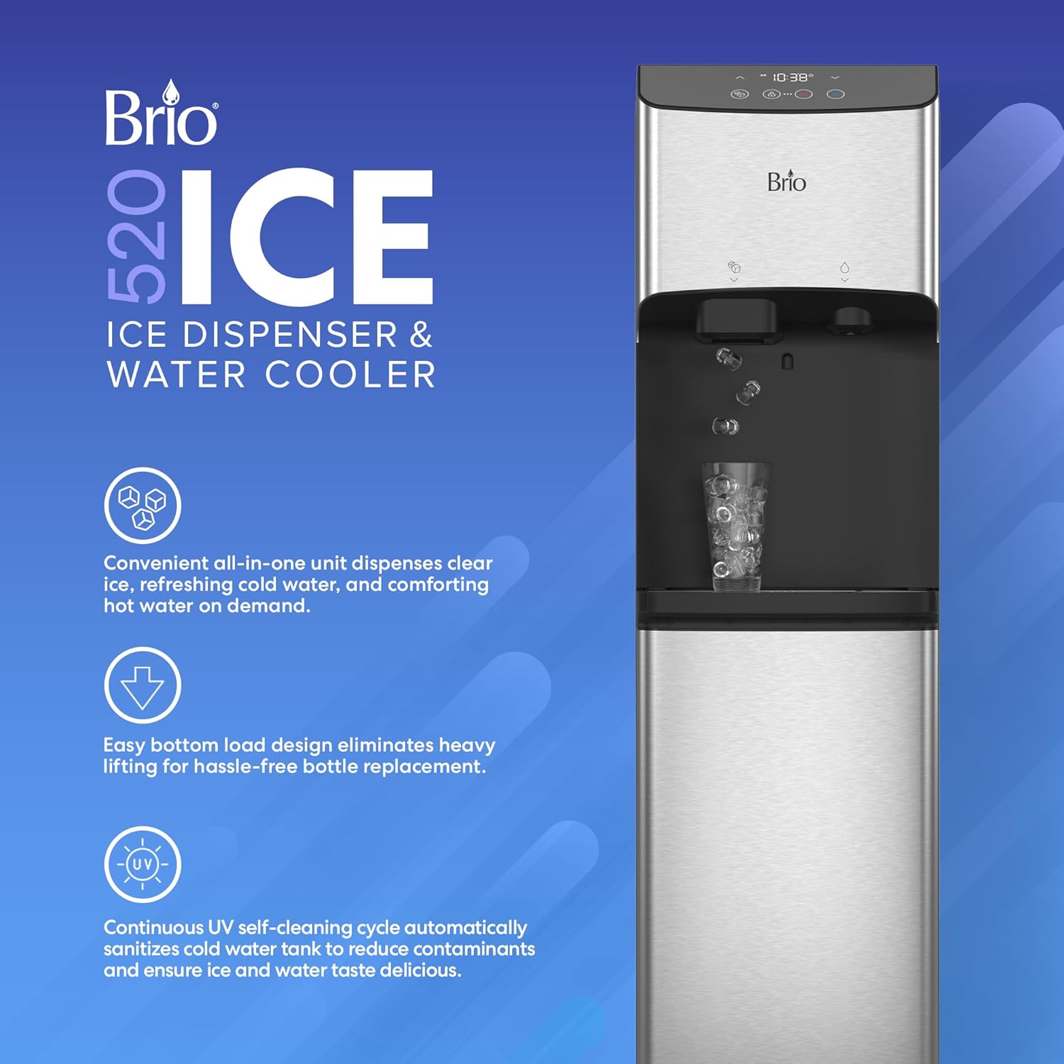 Brio 520 Water Dispenser Review: Honest Pros & Cons 3 Brio 520 water dispenser review,Brio 520 ice maker review and rating,is Brio 520 worth buying,Brio 520 water cooler review pros cons,Brio 520 review honest opinion,Brio 520 water dispenser review verdict benchmark scores and measured results
