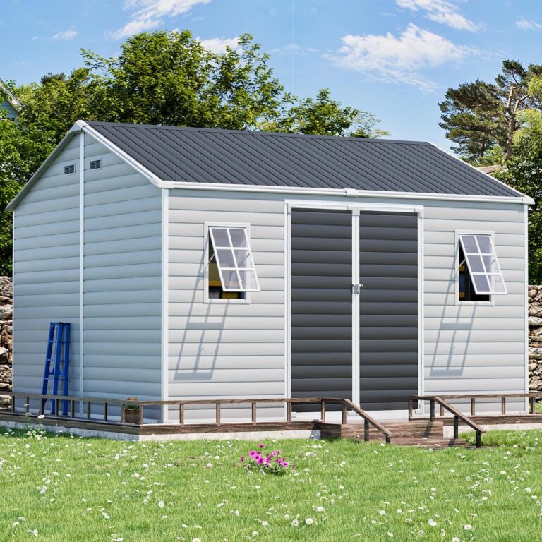 CDCASA 10x12 FT Resin Storage Shed Review: Pros & Cons 14 Image 1 of CDCASA 10x12 FT resin storage shed review