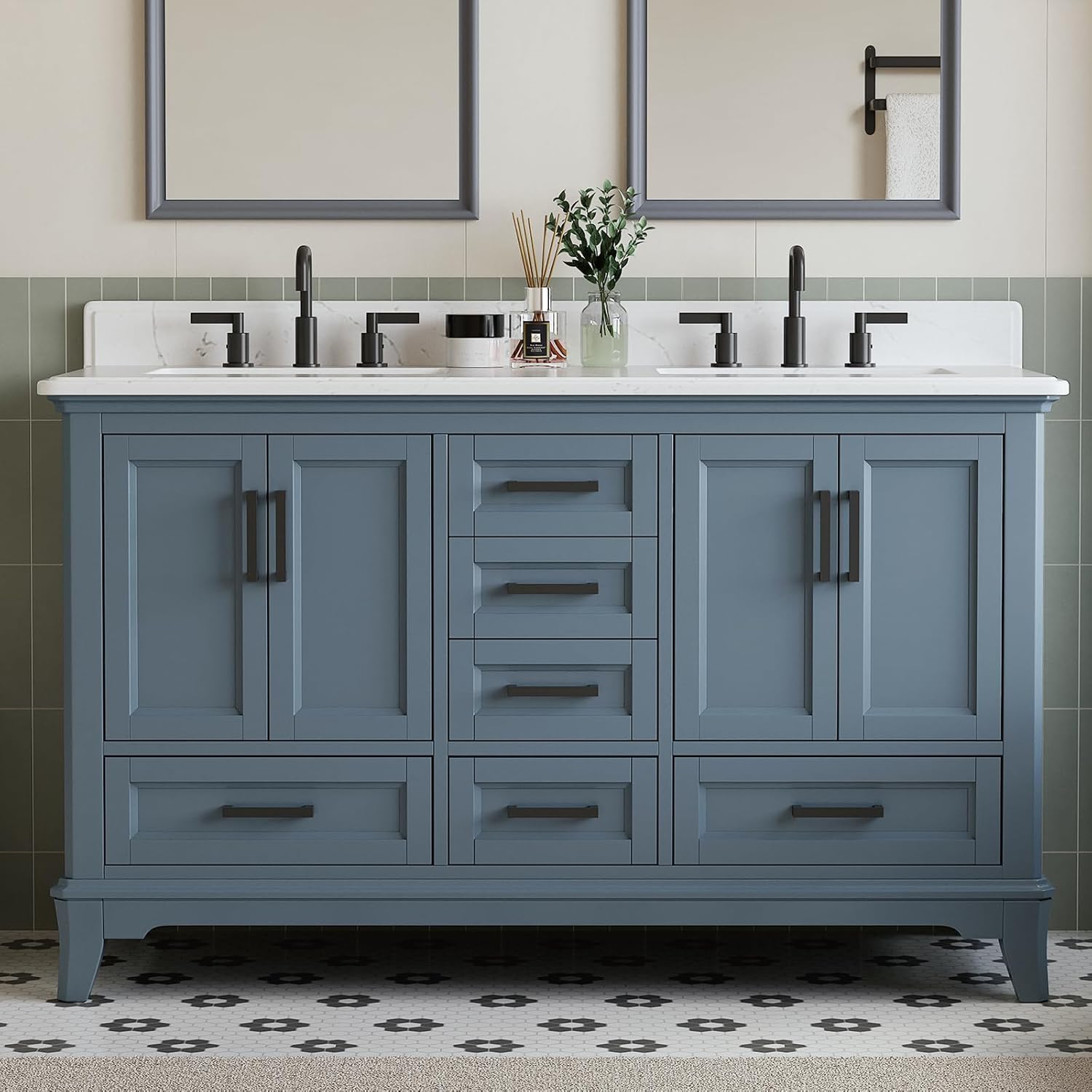 DELUXE LIVING 60 inch double sink bathroom vanity review,DELUXE LIVING bathroom vanity review and rating,is DELUXE LIVING vanity worth buying,60 inch double sink vanity review pros cons,DELUXE LIVING vanity review honest opinion,DELUXE LIVING double sink vanity review verdict - detailed features and technical specifications