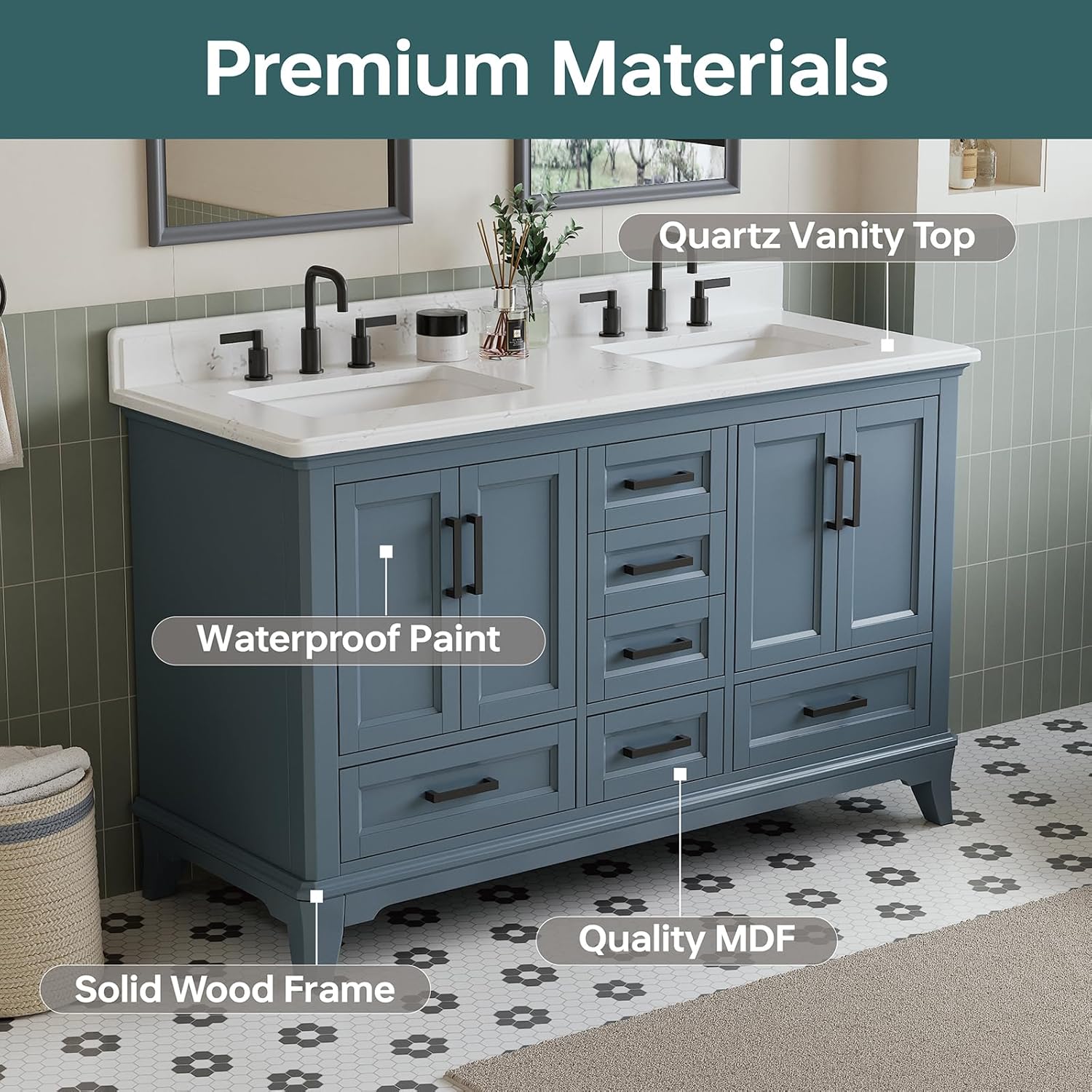 Step-by-step guide for DELUXE LIVING 60 inch double sink bathroom vanity review,DELUXE LIVING bathroom vanity review and rating,is DELUXE LIVING vanity worth buying,60 inch double sink vanity review pros cons,DELUXE LIVING vanity review honest opinion,DELUXE LIVING double sink vanity review verdict - complete tutorial