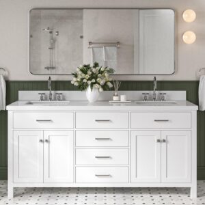 Image 1 of DKB Alenza 72 inch bathroom vanity review