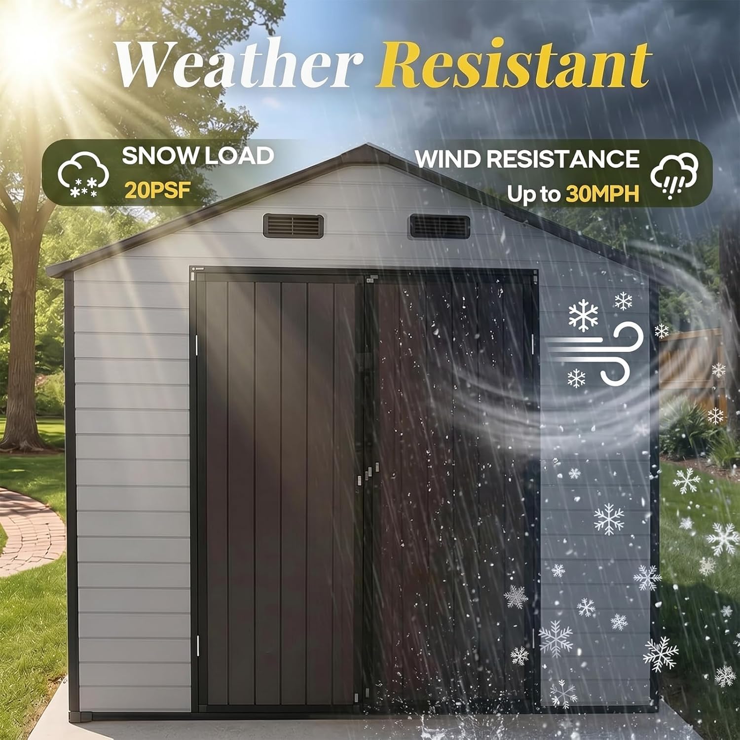 FammyLoft 8x8 Resin Shed Review: Honest Pros & Cons 4 Setup and practical use guide for FammyLoft 8x8 resin shed review,8x8 resin shed review and rating,is FammyLoft shed worth buying,FammyLoft 8x8 shed review pros cons,FammyLoft shed review honest opinion,FammyLoft resin shed review verdict