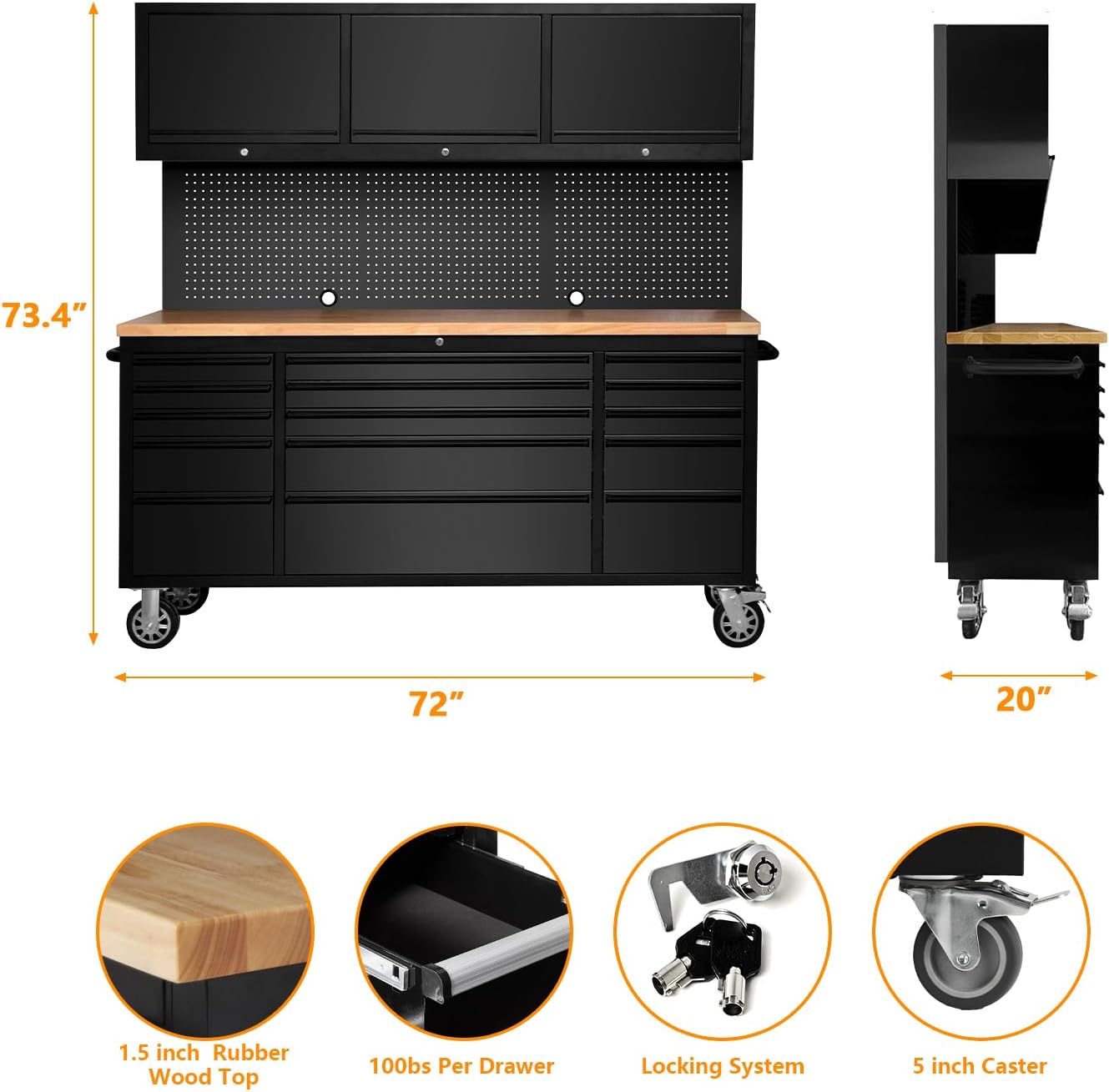 GarveeTech 72-Inch Tool Cabinet Review: Pros & Cons & Verdict 2 GarveeTech 72-inch tool cabinet review real-world performance test results