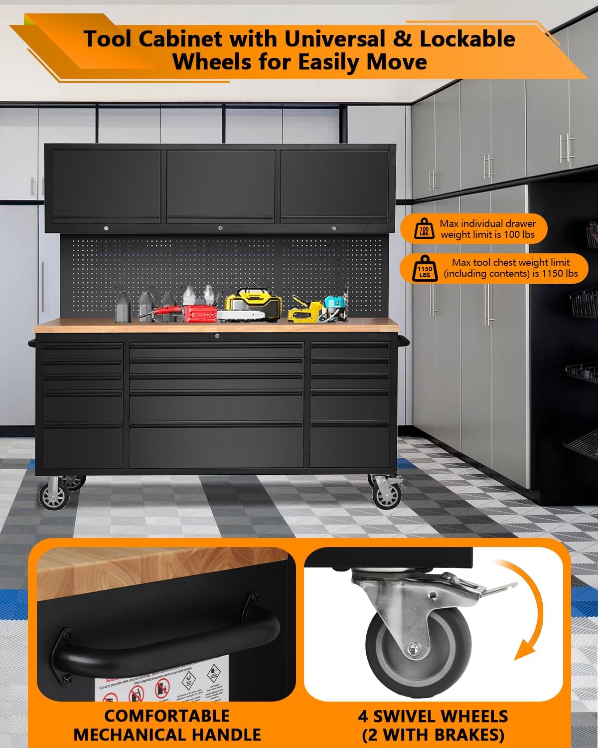 GarveeTech 72-Inch Tool Cabinet Review: Pros & Cons & Verdict 3 GarveeTech 72-inch tool cabinet review features in daily use