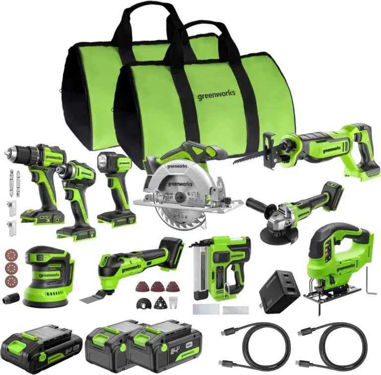 Image 1 of Greenworks 24V 10-piece tool combo review