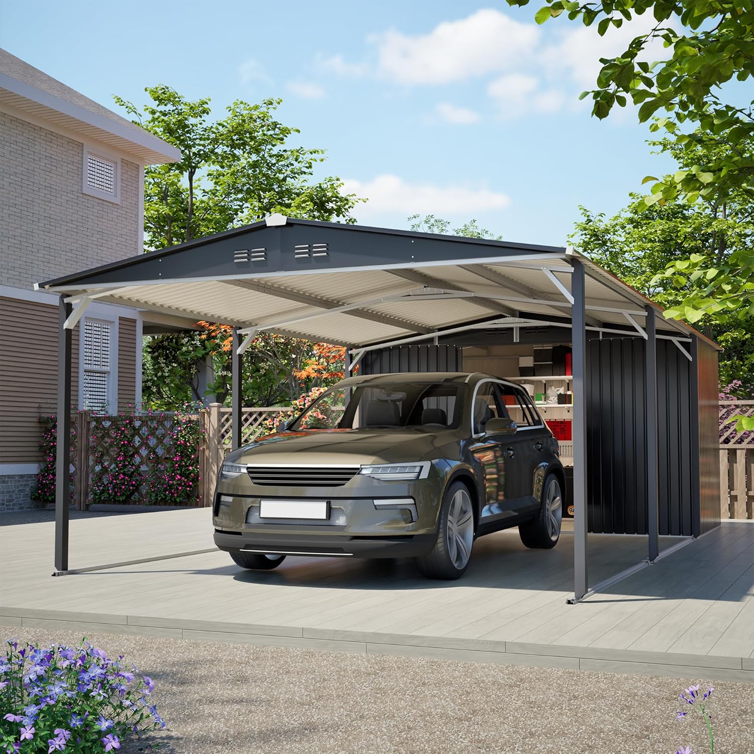 KEIKI 12x23 FT Carport Review: Honest Pros & Cons 2 KEIKI 12x23 FT carport review,KEIKI carport review and rating,is KEIKI carport worth buying,KEIKI 12x23 FT carport review pros cons,KEIKI carport review honest opinion,KEIKI metal carport review verdict real-world performance test results