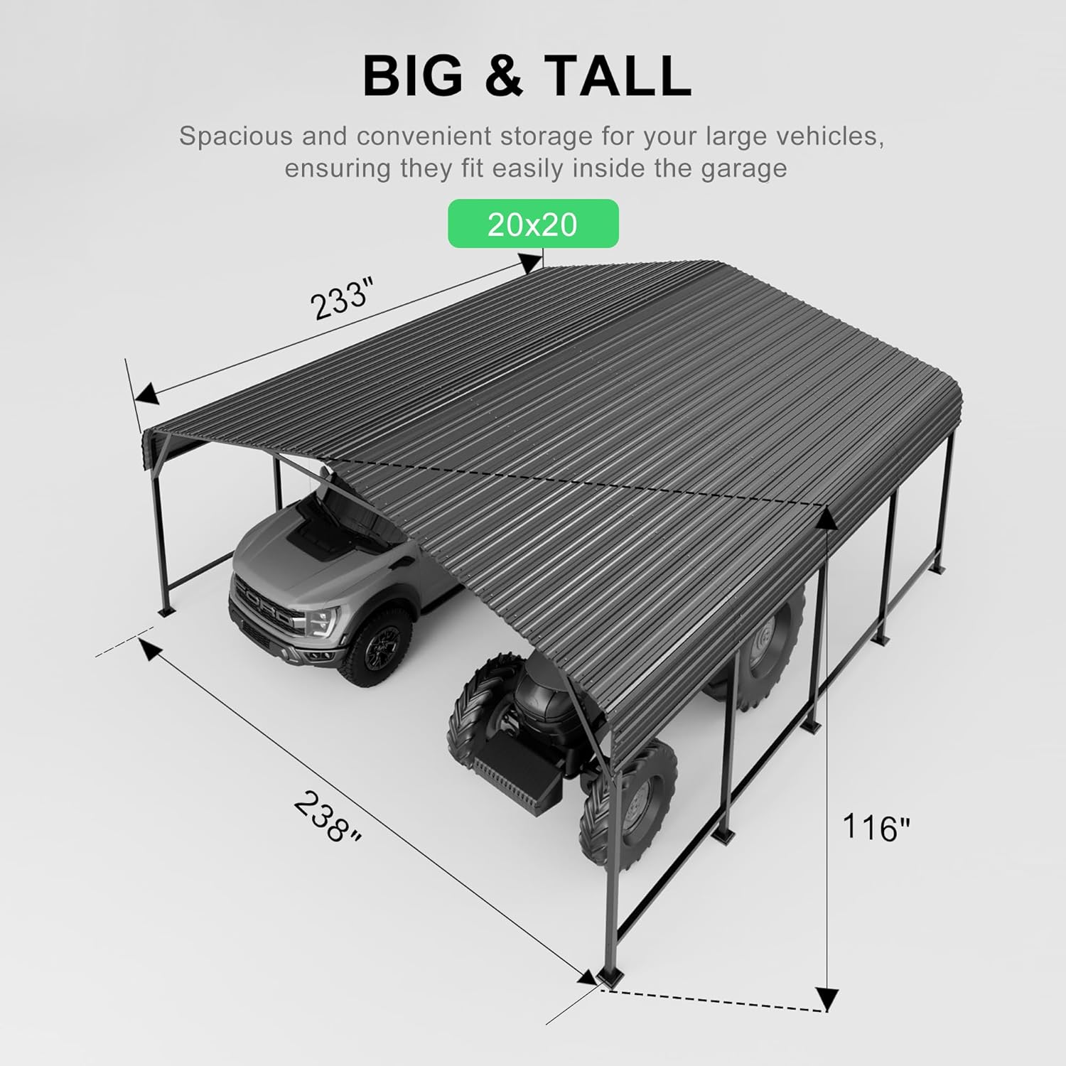 PABIMIA 20x20 Metal Carport Review: Honest Pros & Cons 2 PABIMIA 20x20 metal carport review,PABIMIA 20x20 carport review and rating,is PABIMIA carport worth buying,PABIMIA carport review pros cons,PABIMIA carport review honest opinion,PABIMIA 20x20 carport review verdict setup process and initial configuration
