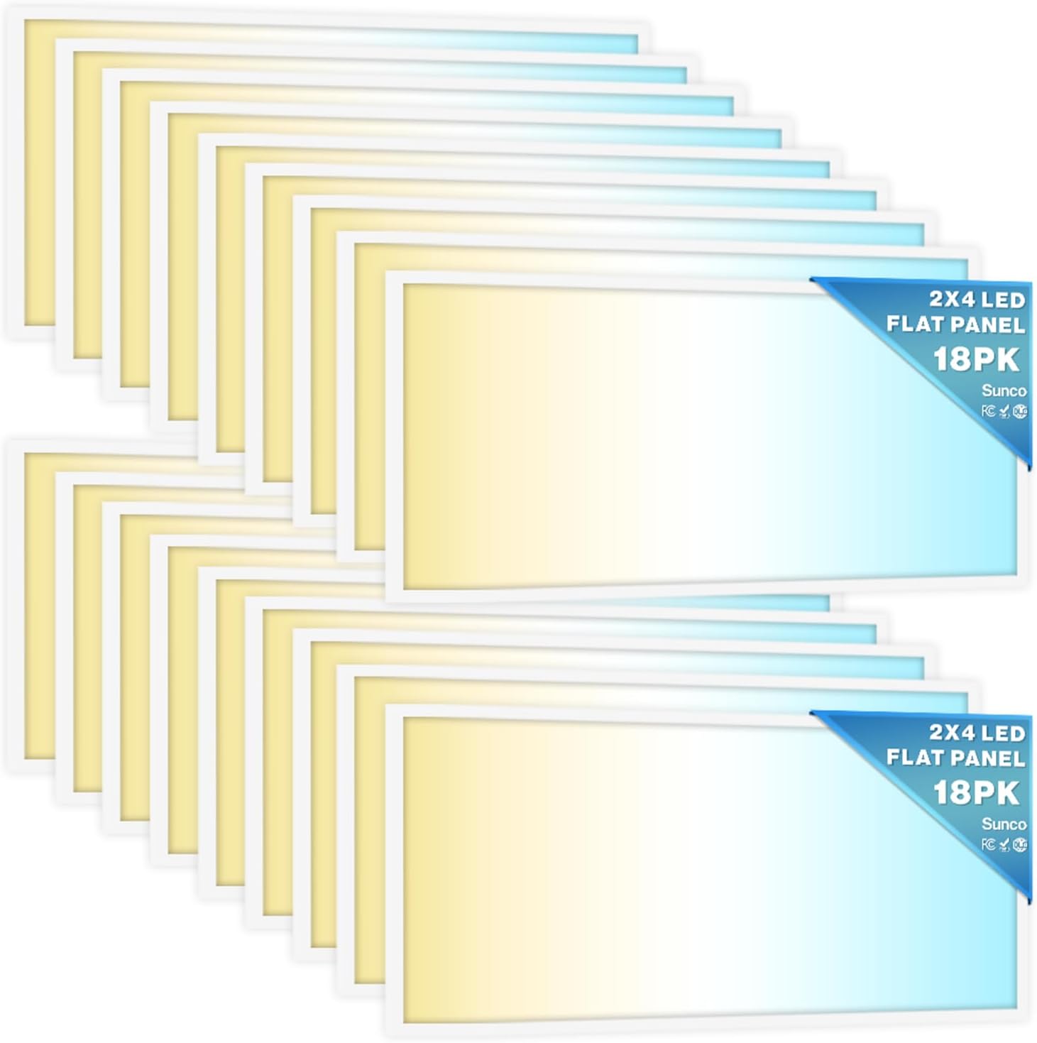 Sunco 18 Pack 2x4 LED Panel Review: Honest Pros & Cons 1 Sunco 18 Pack 2x4 LED Panel review,Sunco 18 Pack 2x4 LED Panel review and rating,is Sunco 18 Pack 2x4 LED Panel worth buying,Sunco 18 Pack 2x4 LED Panel review pros cons,Sunco 18 Pack 2x4 LED Panel review honest opinion,Sunco 18 Pack 2x4 LED Panel review verdict unboxing — first impressions and package contents