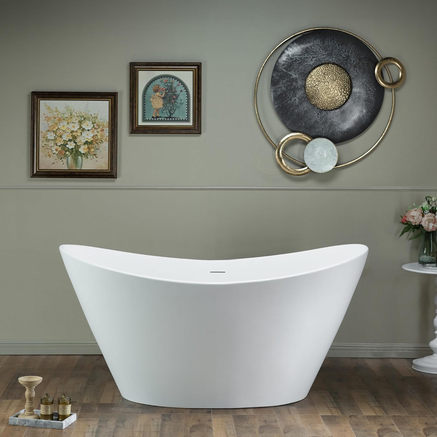 WOODBRIDGE stone resin bathtub review,WOODBRIDGE solid surface tub review and rating,is WOODBRIDGE freestanding tub worth buying,WOODBRIDGE bathtub review pros cons,WOODBRIDGE stone resin tub honest opinion,WOODBRIDGE EST 0016 review verdict build quality and materials close-up