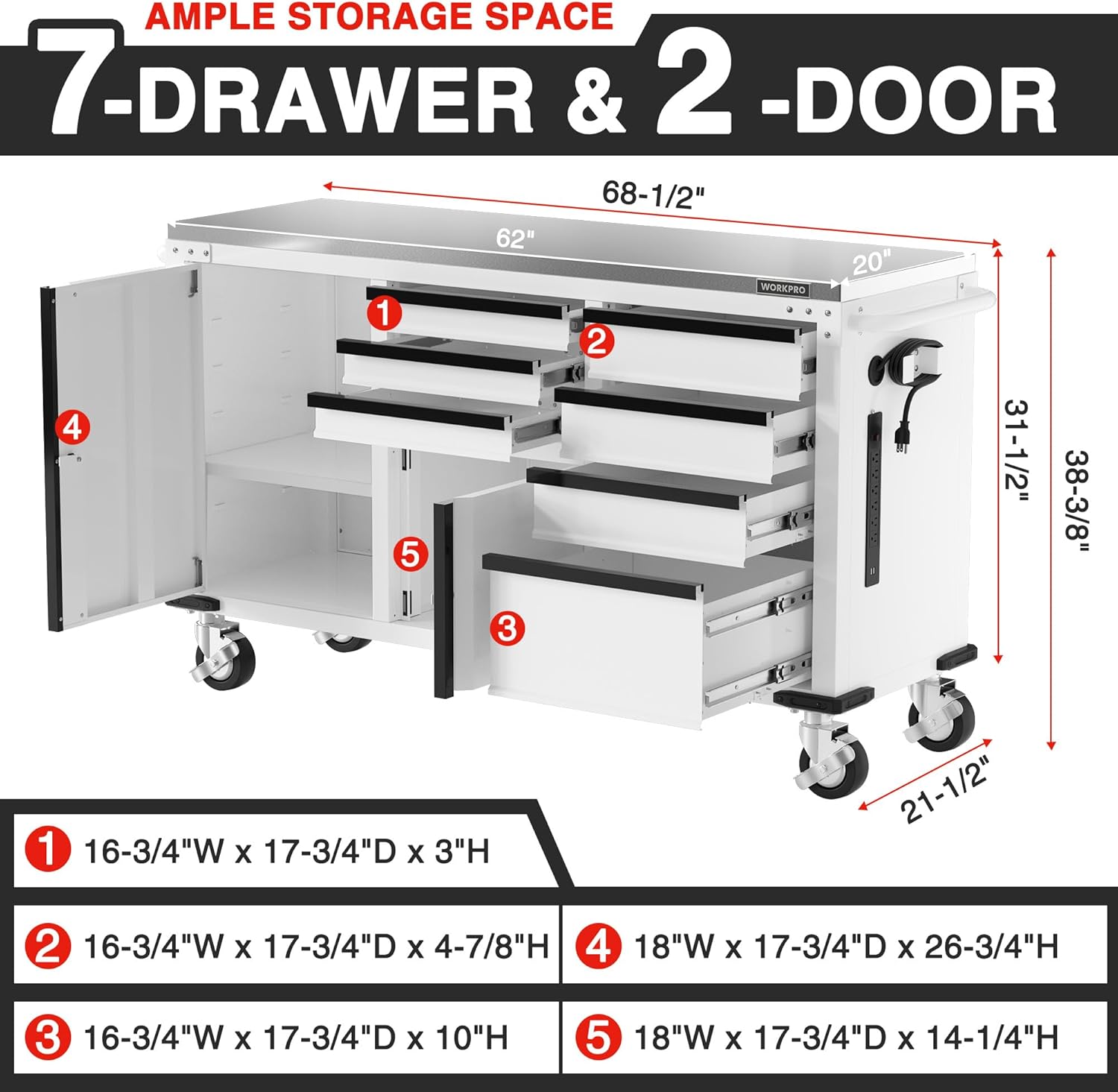 WORKPRO 7 Drawer Rolling Tool Chest Review: Robust & Spacious 2 WORKPRO 7 drawer rolling tool chest review,WORKPRO tool chest review and rating,is WORKPRO rolling tool chest worth buying,WORKPRO tool chest review pros cons,WORKPRO rolling tool cabinet honest review,WORKPRO 7 drawer tool chest review verdict key features examined up close