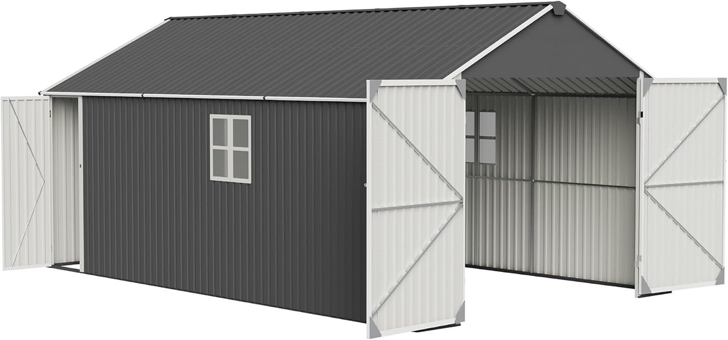 ZMAD 12x20x9.3 FT metal garage shed review,ZMAD 12x20x9.3 FT shed review and rating,is ZMAD metal shed worth buying,ZMAD 12x20x9.3 FT shed review pros cons,ZMAD shed review honest opinion,ZMAD metal garage shed review verdict unboxing — first impressions and package contents