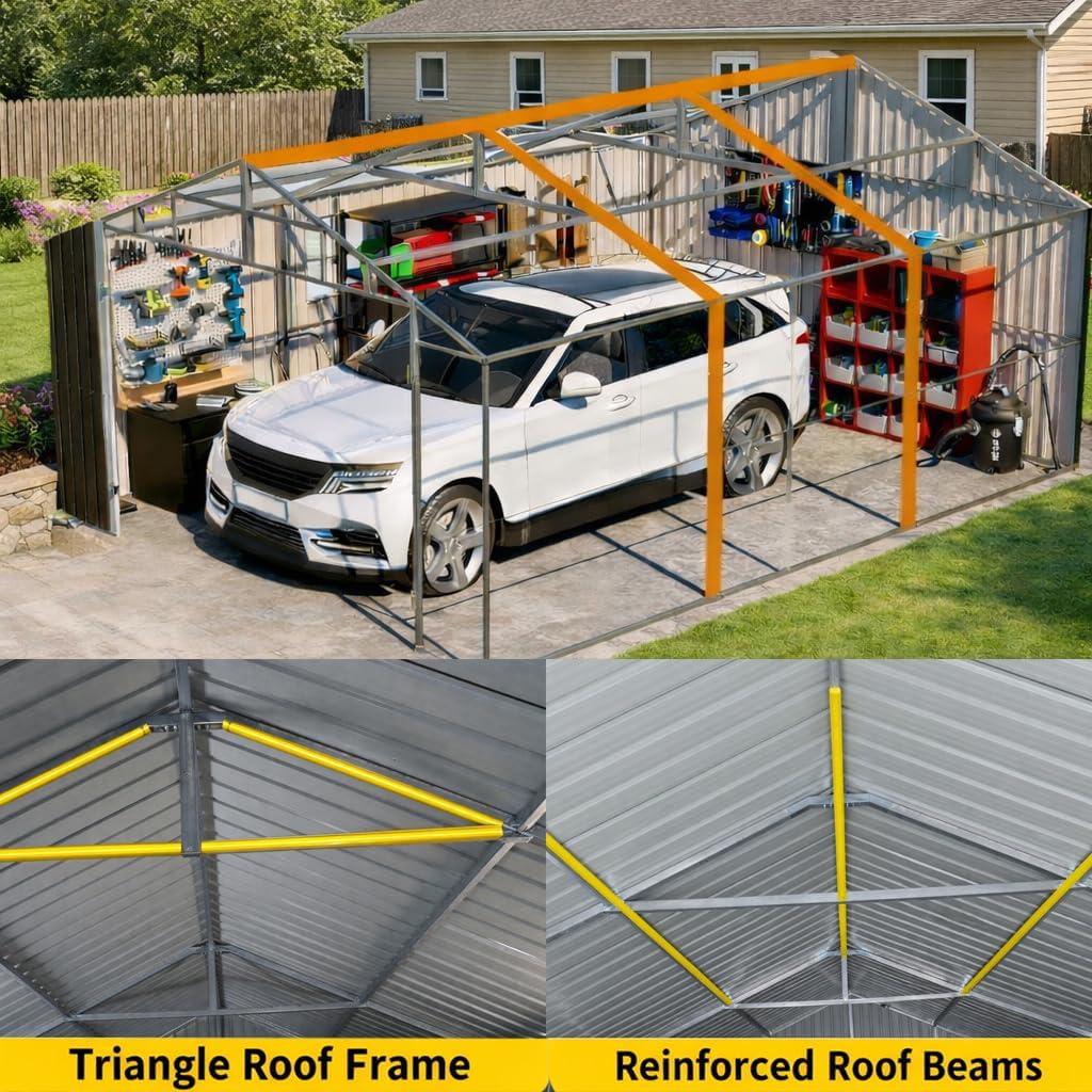 ZMAD 12x20x9.3 FT metal garage shed review,ZMAD 12x20x9.3 FT shed review and rating,is ZMAD metal shed worth buying,ZMAD 12x20x9.3 FT shed review pros cons,ZMAD shed review honest opinion,ZMAD metal garage shed review verdict after weeks of real-world daily use