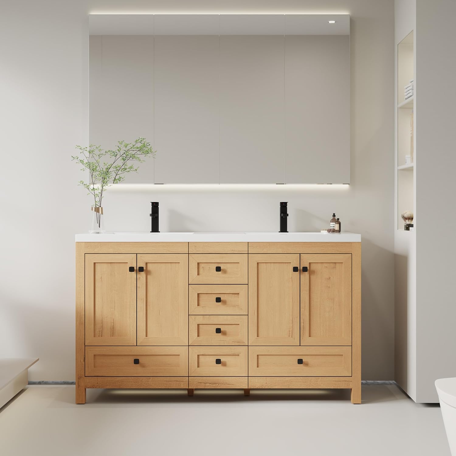 eclife 60 Bathroom Vanity Review: Honest Pros & Cons 3 eclife 60 bathroom vanity review,eclife 60 bathroom vanity review and rating,is eclife 60 bathroom vanity worth buying,eclife 60 bathroom vanity review pros cons,eclife 60 bathroom vanity review honest opinion,eclife bathroom vanity review verdict — setup process and usability