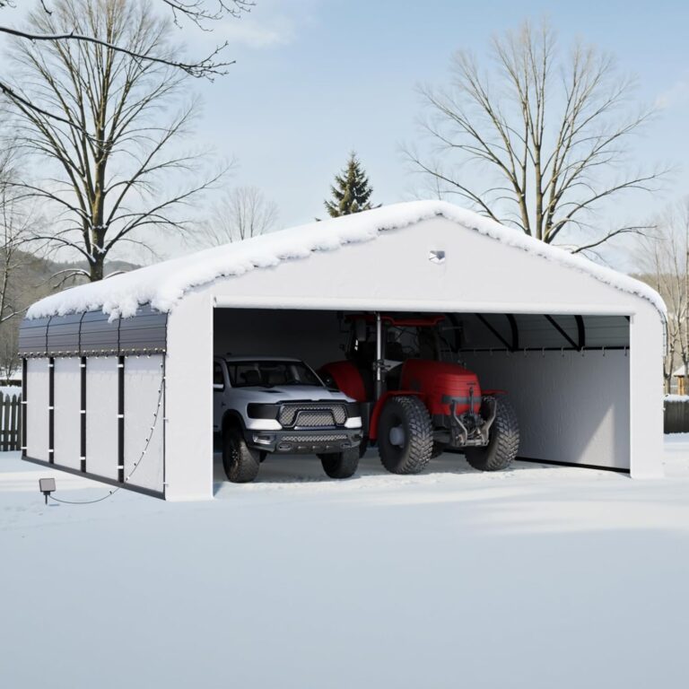 Sannwsg 20x20 Metal Carport Review: Pros, Cons & Verdict 39 Image 1 of sannwsg 20x20 metal carport review