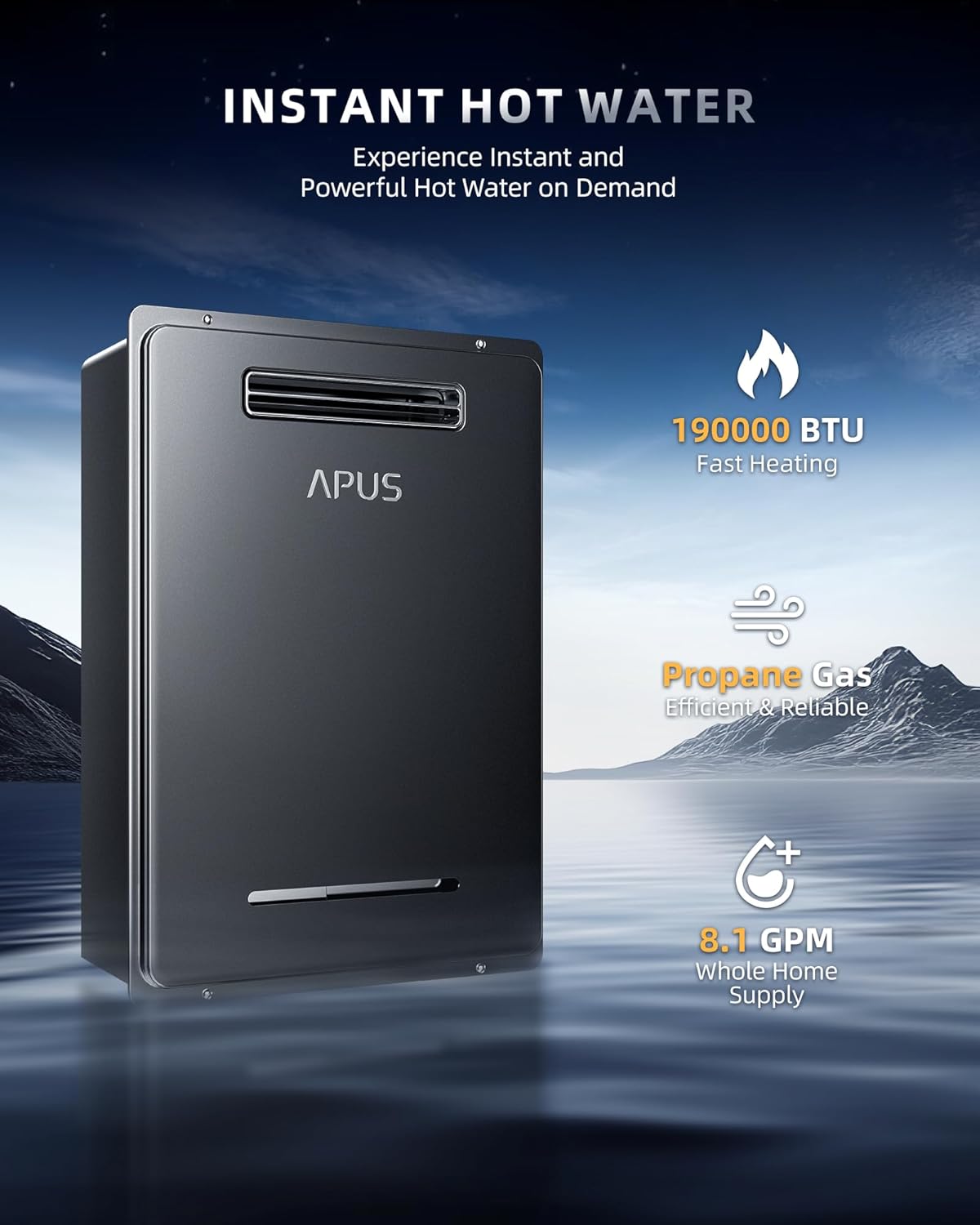 APUS Tankless Water Heater Review: Worth Buying? 2 APUS tankless water heater review,APUS tankless water heater review and rating,is APUS tankless water heater worth buying,APUS tankless water heater review pros cons,APUS tankless water heater review honest opinion,APUS tankless water heater review verdict setup process and initial configuration
