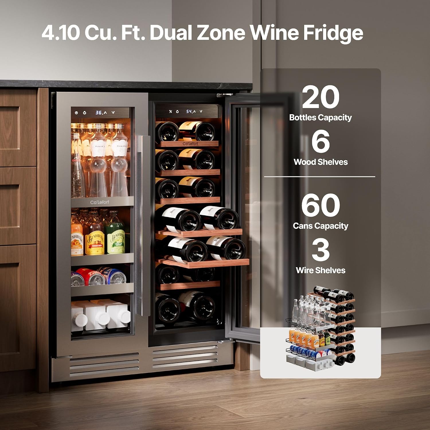 Ca'Lefort 24 Inch Wine Refrigerator Review: Honest Verdict 2 Ca'Lefort 24 Inch wine refrigerator review, Ca'Lefort 24 Inch wine fridge review and rating, Is Ca'Lefort wine cooler worth buying, Ca'Lefort 24 Inch dual zone cooler review pros cons, Ca'Lefort 24 Inch wine refrigerator honest opinion, Ca'Lefort 24 Inch built-in cooler review verdict key features and specifications overview