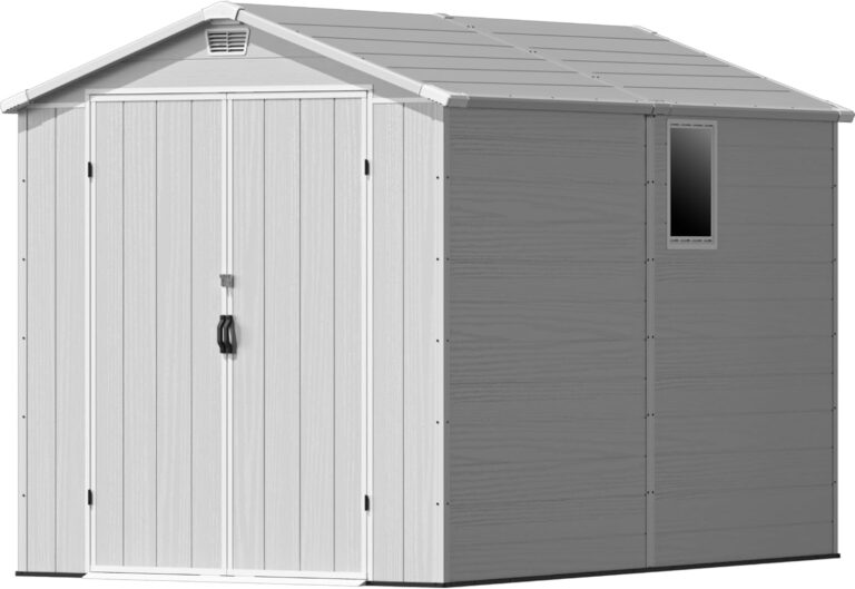 Devoko 6x10 Plastic Storage Shed Review: Honest Verdict 31 Image 1 of Devoko 6x10 plastic storage shed review