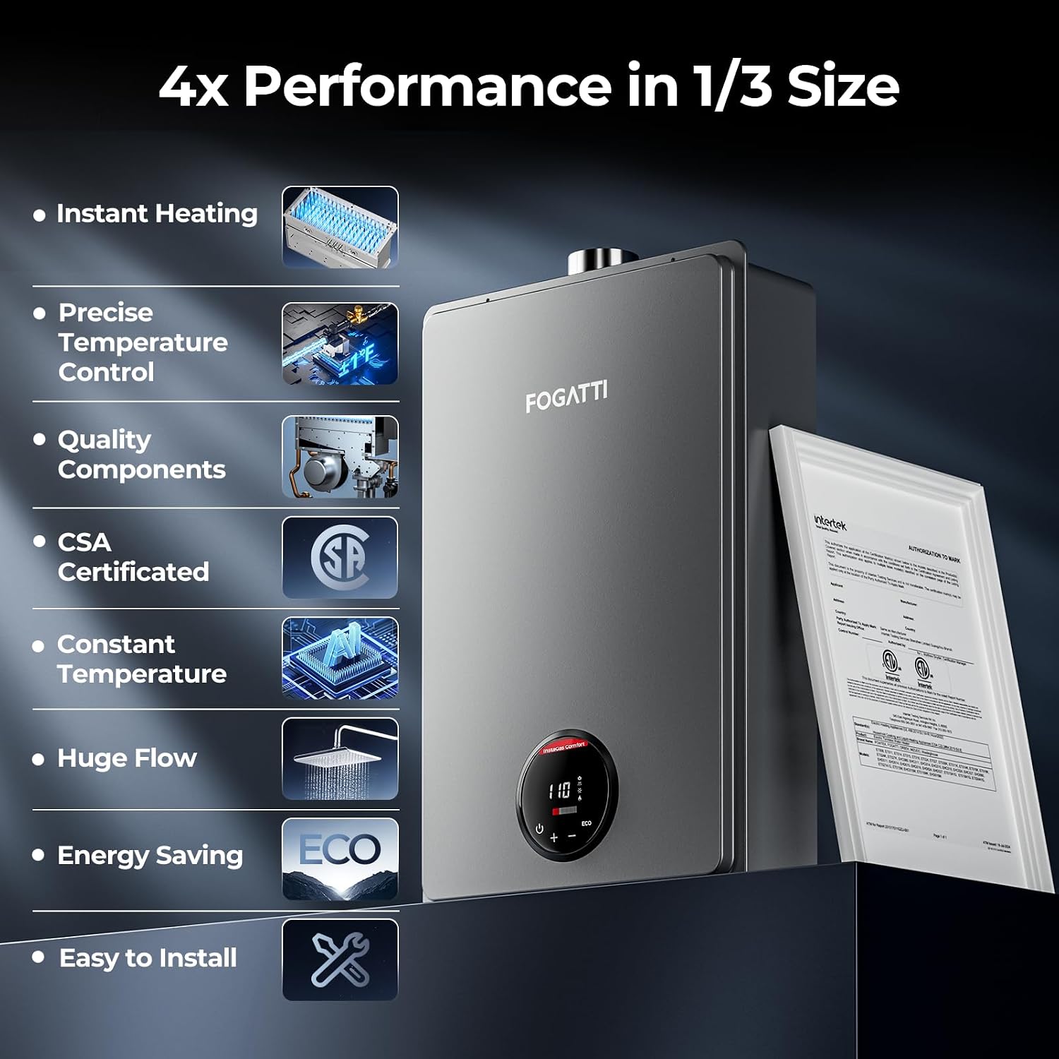 FOGATTI Tankless Water Heater Review: Honest Pros & Cons 2 FOGATTI tankless water heater review unboxing complete package contents