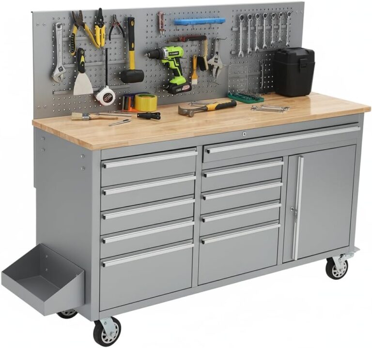 IDEALHOUSE 61-Inch Rolling Tool Chest Review: Worth Buying? 2 Image 1 of IDEALHOUSE 61-inch rolling tool chest review