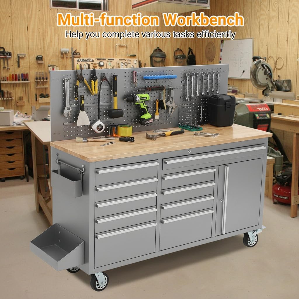 IDEALHOUSE 61-Inch Rolling Tool Chest Review: Worth Buying? 3 IDEALHOUSE 61-inch rolling tool chest review, IDEALHOUSE tool chest review and rating, is IDEALHOUSE rolling tool chest worth buying, IDEALHOUSE 10 drawer tool cabinet review pros cons, IDEALHOUSE workbench review honest opinion, IDEALHOUSE heavy duty tool chest review verdict — week-by-week testing diary