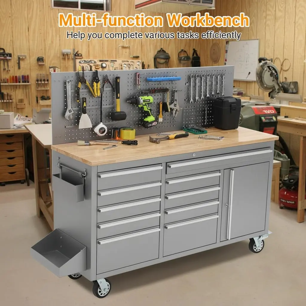 IDEALHOUSE 61-inch rolling tool chest review, IDEALHOUSE tool chest review and rating, is IDEALHOUSE rolling tool chest worth buying, IDEALHOUSE 10 drawer tool cabinet review pros cons, IDEALHOUSE workbench review honest opinion, IDEALHOUSE heavy duty tool chest review verdict — week-by-week testing diary