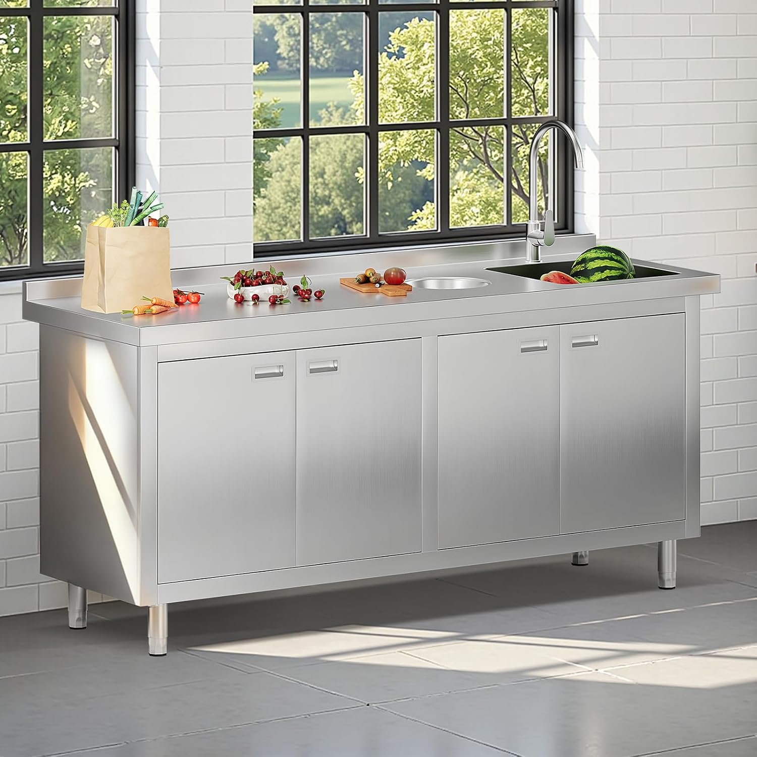 Jocisland Stainless Steel Utility Sink Review: Pros & Cons 2 Jocisland stainless steel utility sink review,Jocisland utility sink review pros cons,stainless steel sink cabinet review and rating,Jocisland sink with cabinet honest review,is Jocisland utility sink worth buying,Jocisland commercial sink review verdict setup and first use experience
