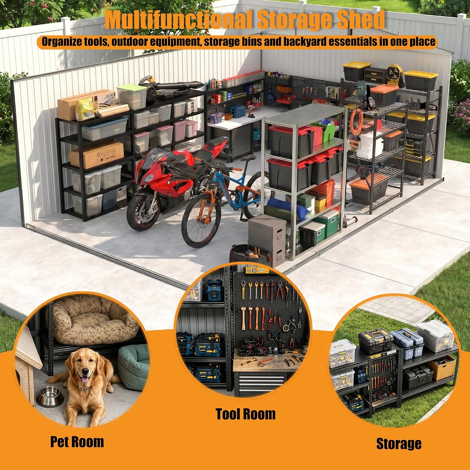 MNLR Outdoor Storage Shed Review: Honest Pros & Cons 3 Setting up the MNLR outdoor storage shed review,MNLR 12x18 metal shed review and rating,is MNLR storage shed worth buying,MNLR shed review pros cons,MNLR garden shed review honest opinion,MNLR storage shed review verdict for the first time