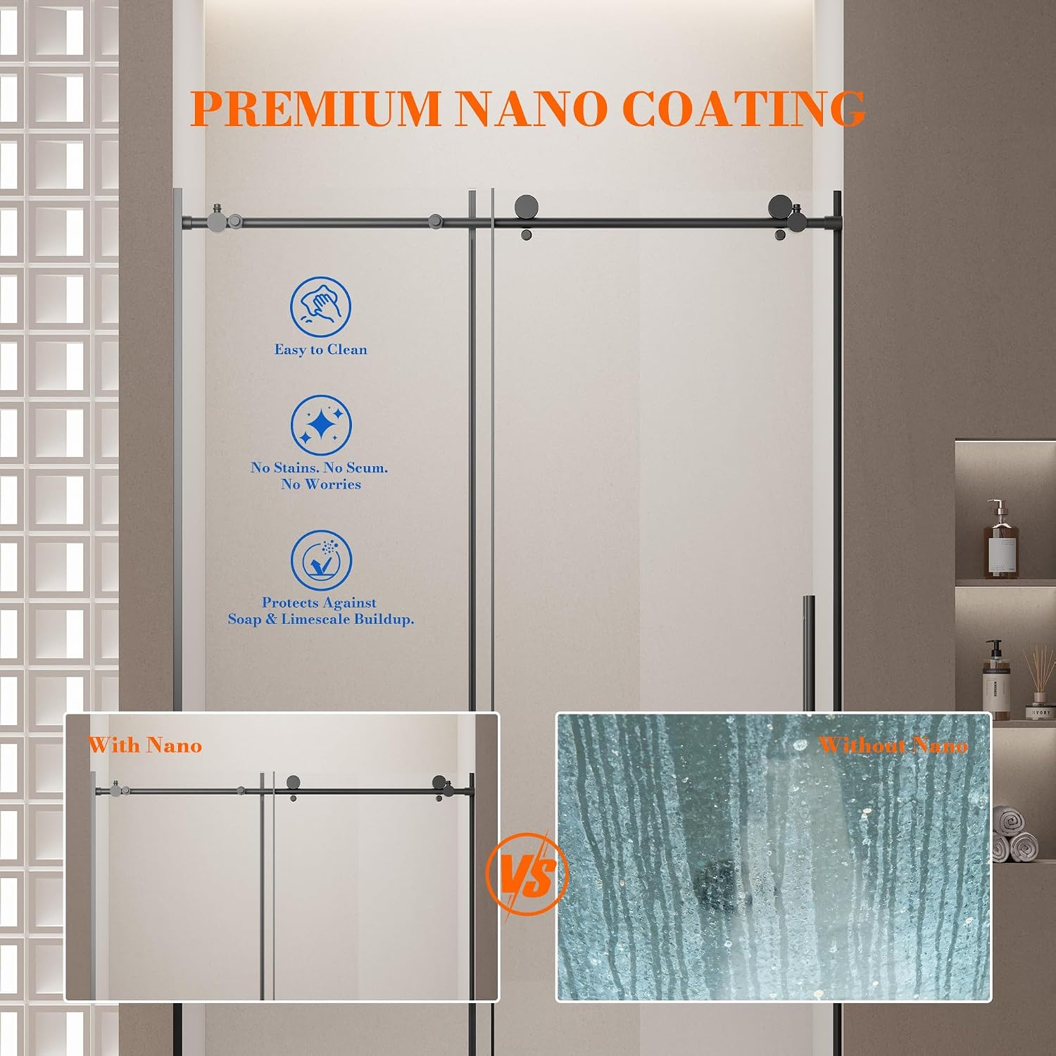 MonBlari Frameless Sliding Shower Door Review: Honest Pros & Cons 3 MonBlari frameless sliding shower door review,MonBlari shower door review and rating,is MonBlari shower door worth buying,MonBlari sliding shower door review pros cons,MonBlari shower door review honest opinion,MonBlari frameless shower door review verdict features in daily use