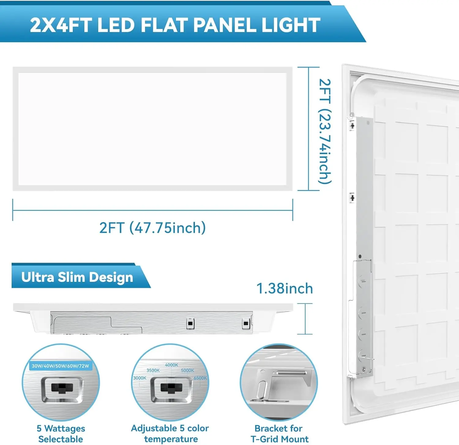 Msbfi 2x4 LED Flat Panel Light Review: Pros & Cons 4 Msbfi 2x4 LED flat panel light review,2x4 LED flat panel light review and rating,is Msbfi 2x4 LED panel worth buying,Msbfi 2x4 LED panel light review pros cons,Msbfi 2x4 LED flat panel honest opinion,Msbfi 2x4 LED panel light review verdict features evaluated through real use