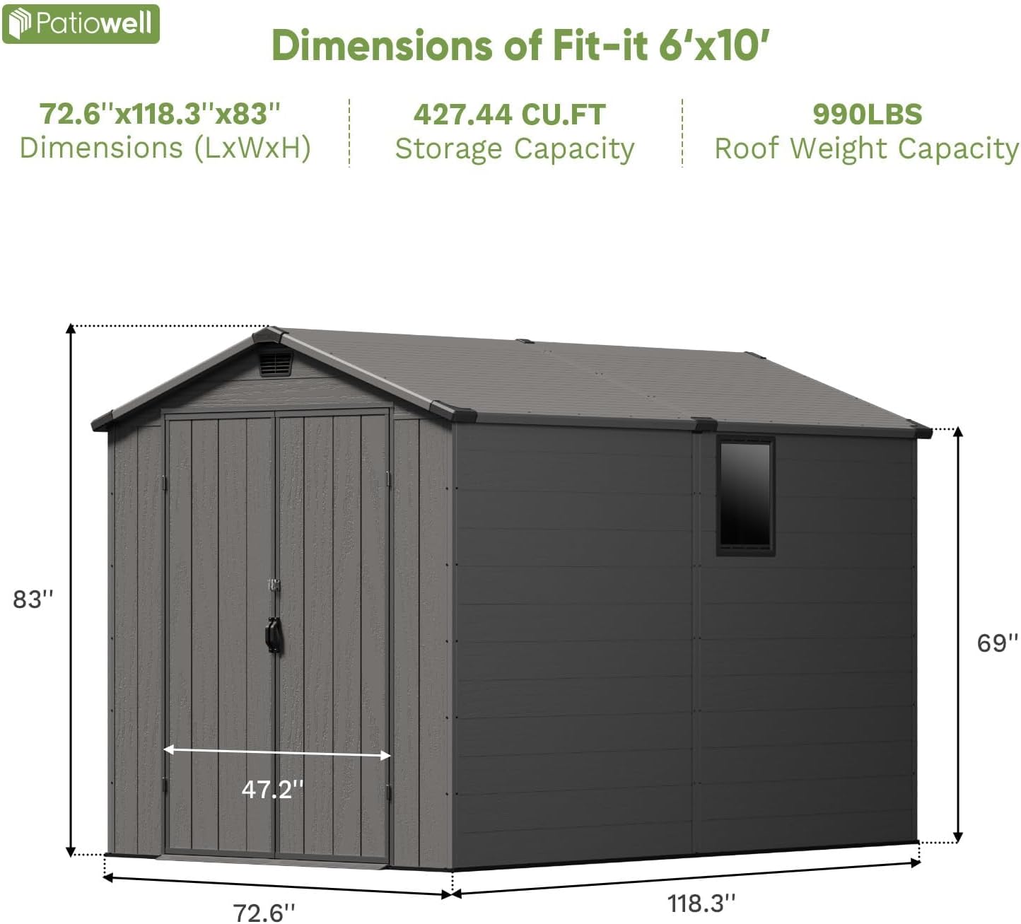 Patiowell 6x10 Outdoor Storage Shed Review: Worth It? 4 Patiowell 6x10 outdoor storage shed review,Patiowell shed review and rating,is Patiowell storage shed worth buying,Patiowell 6x10 shed review pros cons,Patiowell shed review honest opinion,Patiowell 6x10 storage shed review verdict performance testing and real-world results