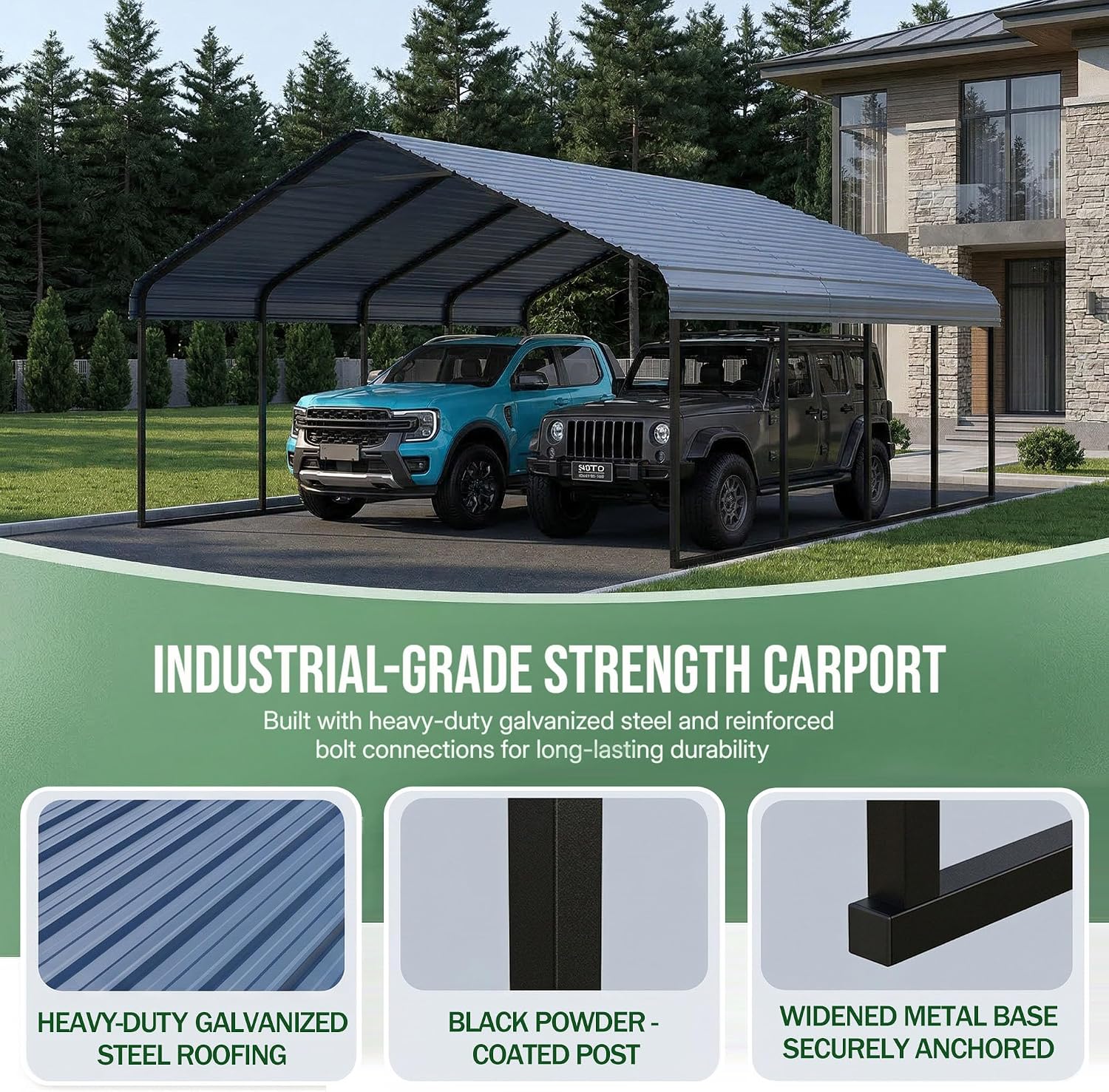 RITERYIFER 20x20 Carport Review: Honest Pros & Cons 3 Setting up the RITERYIFER 20x20 carport review,RITERYIFER 20x20 carport review and rating,is RITERYIFER carport worth buying,RITERYIFER 20x20 carport review pros cons,RITERYIFER carport review honest opinion,RITERYIFER 20x20 carport review verdict for the first time