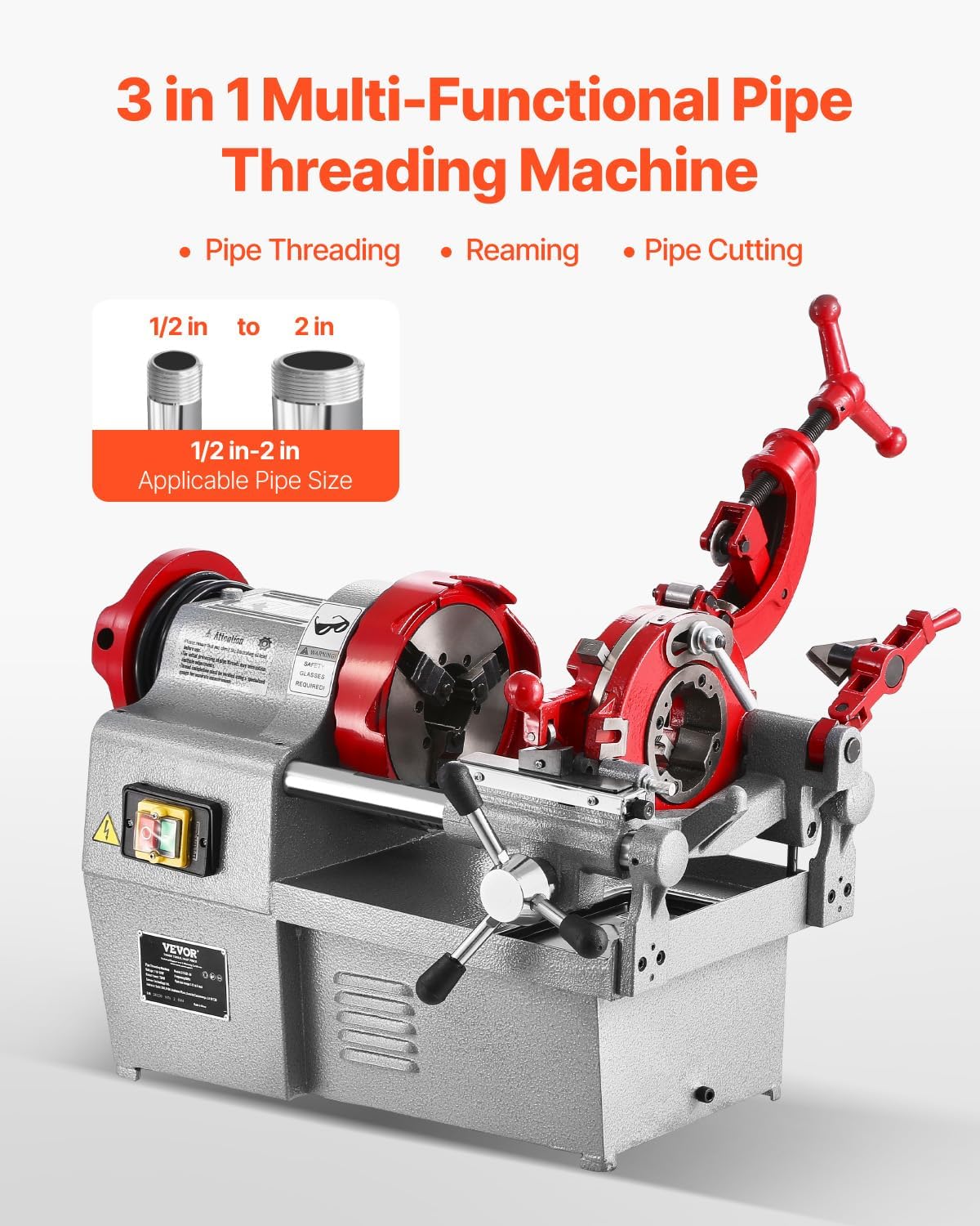 VEVOR Pipe Threader Review: Honest Pros & Cons 2 VEVOR pipe threader review, VEVOR pipe threader review and rating, is VEVOR pipe threader worth buying, real-world performance test results