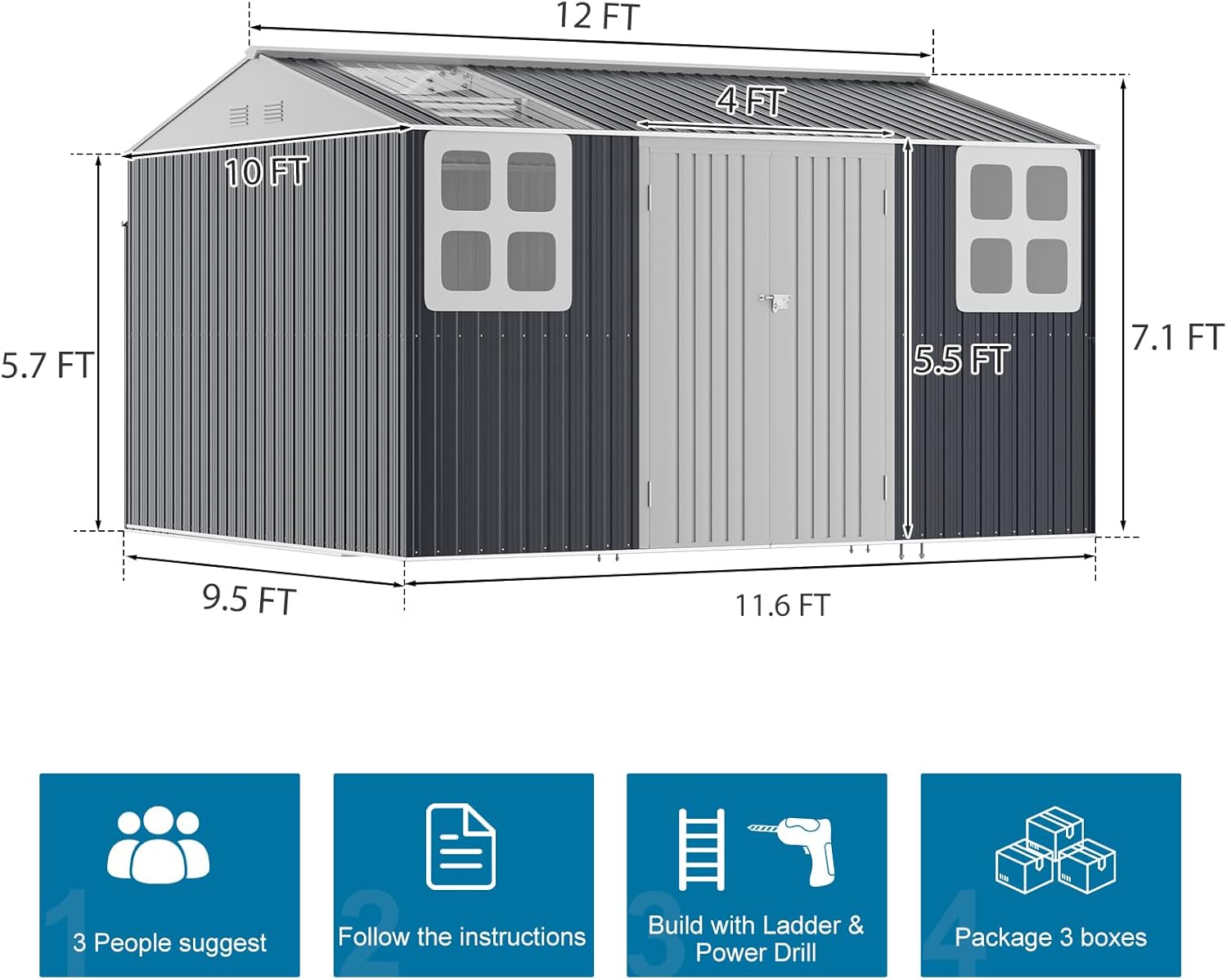 WELYAS 12x10 Storage Shed Review: Honest Pros & Cons 2 WELYAS 12x10 storage shed review,WELYAS 12x10 storage shed review and rating,is WELYAS 12x10 shed worth buying,WELYAS 12x10 storage shed review pros cons,WELYAS 12x10 storage shed review honest opinion,WELYAS 12x10 storage shed review verdict setup process and initial configuration