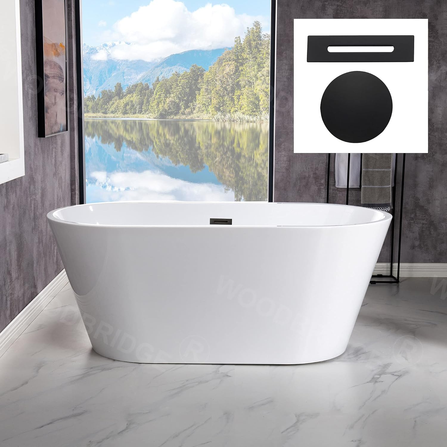WOODBRIDGE 54 Freestanding Bathtub Review: Honest Pros & Cons 1 WOODBRIDGE 54 freestanding bathtub review,WOODBRIDGE freestanding bathtub review and rating,is WOODBRIDGE bathtub worth buying,WOODBRIDGE BTA1702 review pros cons,WOODBRIDGE 54 inch soaking tub review honest opinion,WOODBRIDGE B1702 MB review verdict unboxing — first impressions and build quality assessment