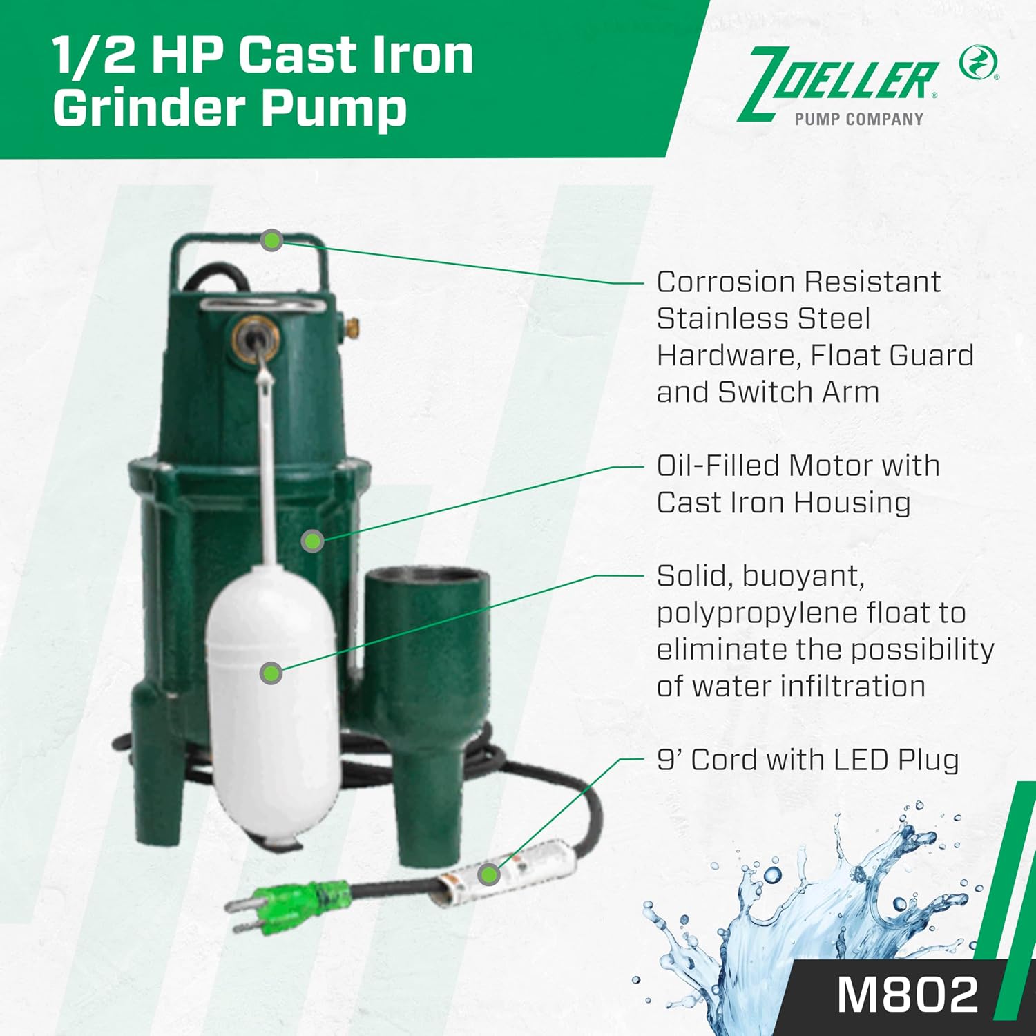 Zoeller M802 Grinder Pump Review: Honest Pros & Cons 2 Zoeller M802 grinder pump review,Zoeller M802 review and rating,is Zoeller M802 worth buying,Zoeller M802 review pros cons,Zoeller M802 review honest opinion,Zoeller M802 review verdict unboxing and complete package contents